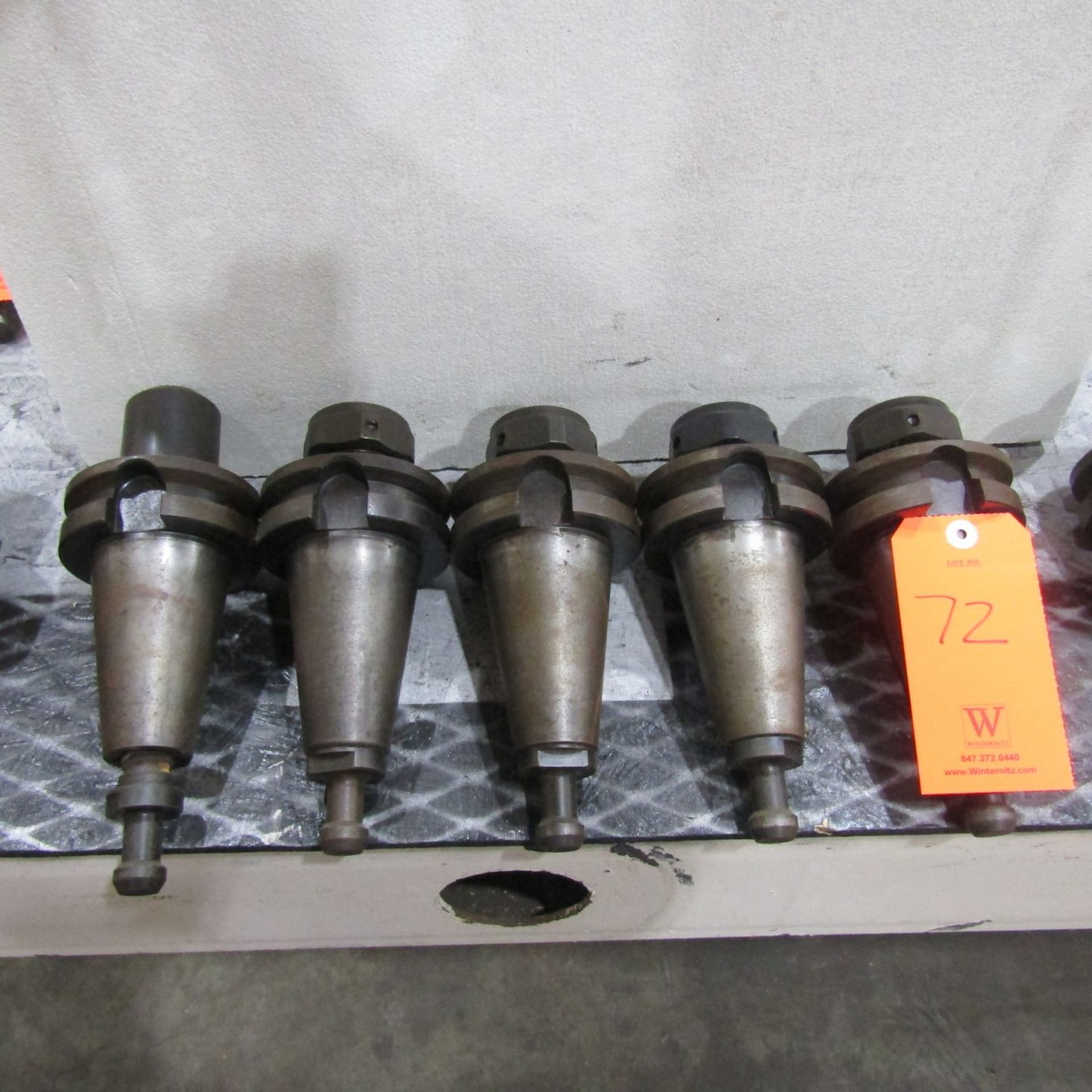 Lot - (5) CAT-50 Tool Holders