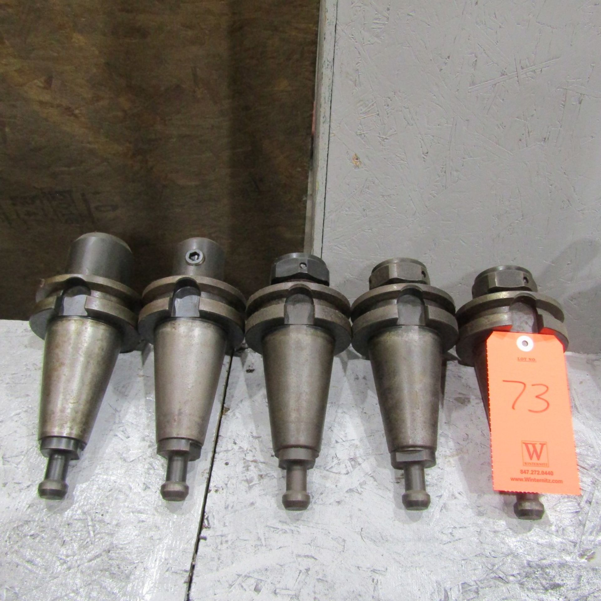 Lot - (5) CAT-50 Tool Holders