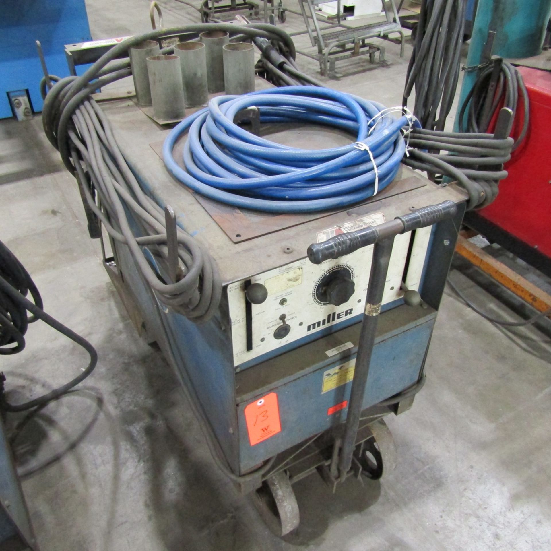 Miller Dialarc HF-P AC/DC Gas Tungsten Arc or Shield Metal Arc Welding Power Source, S/N: