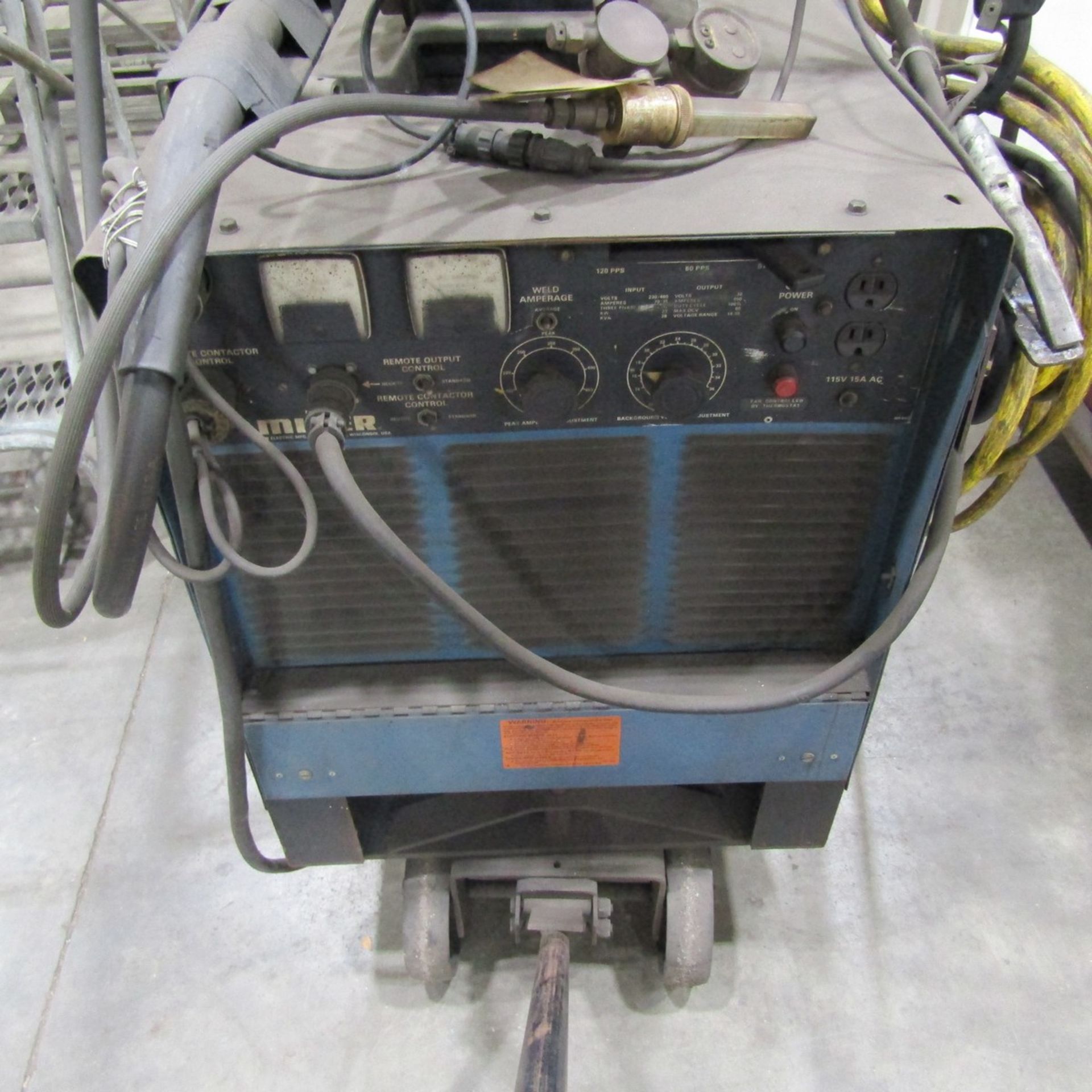 Miller 450-Amp Pulstar 450 Constant Potential Pulsed DC Arc Welding Power Source, S/N: JF848097; - Image 2 of 2