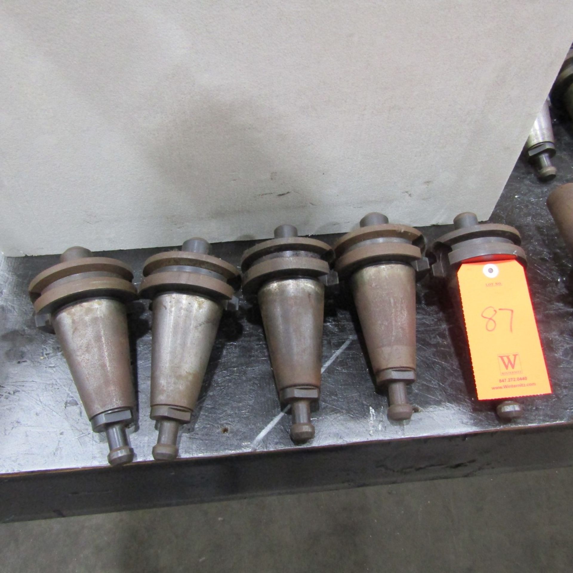 Lot - (5) CAT-50 Tool Holders