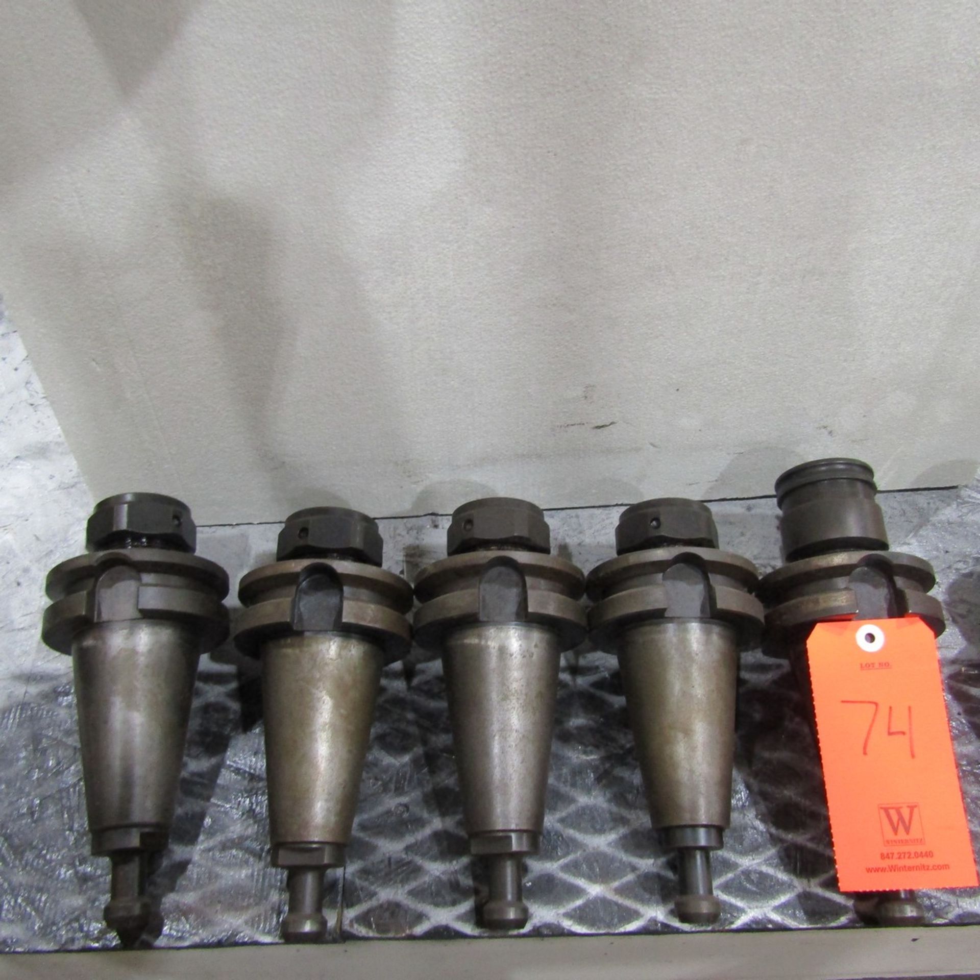 Lot - (5) CAT-50 Tool Holders