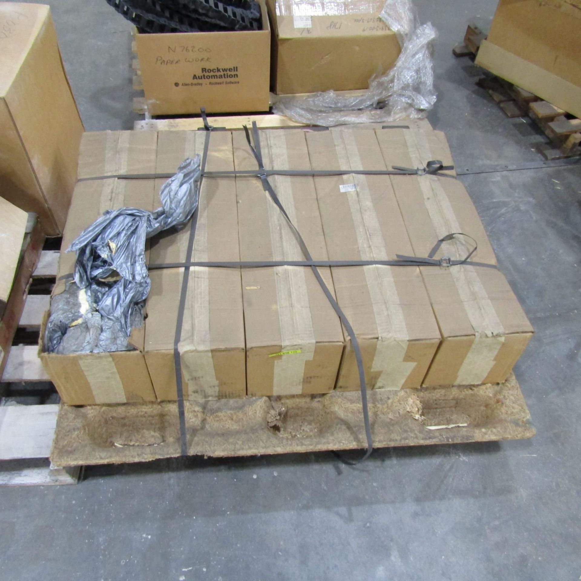 Lot - (3) Pallets of Spare Parts to Include: Lifting Magnets, Electrical Track, Wiring, Conductix - Image 2 of 5