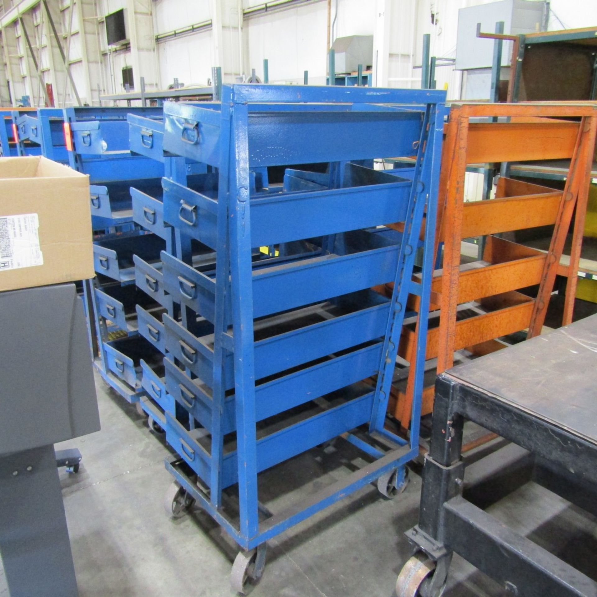 5-Tier Portable Parts Racks - Image 2 of 2