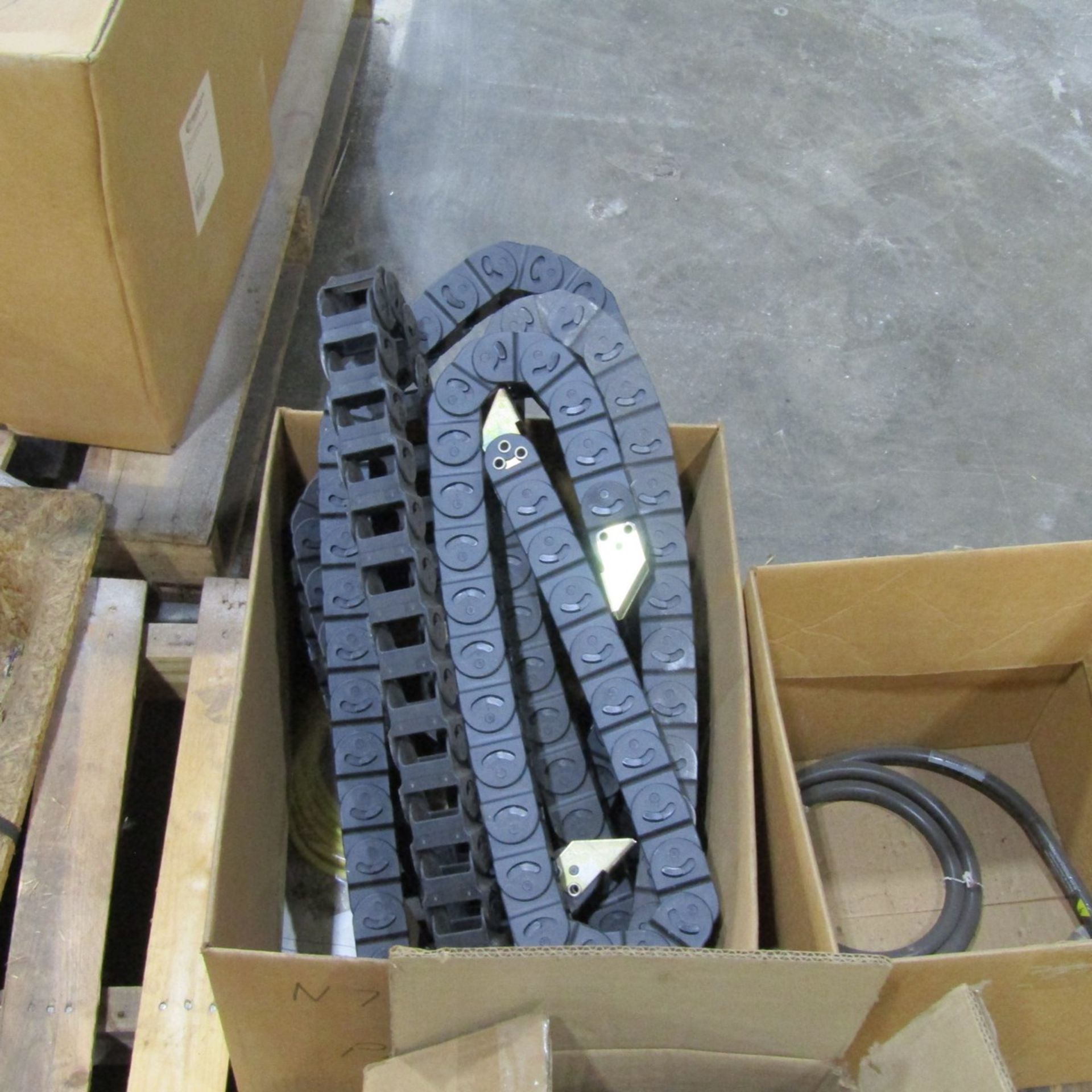 Lot - (3) Pallets of Spare Parts to Include: Lifting Magnets, Electrical Track, Wiring, Conductix - Image 4 of 5