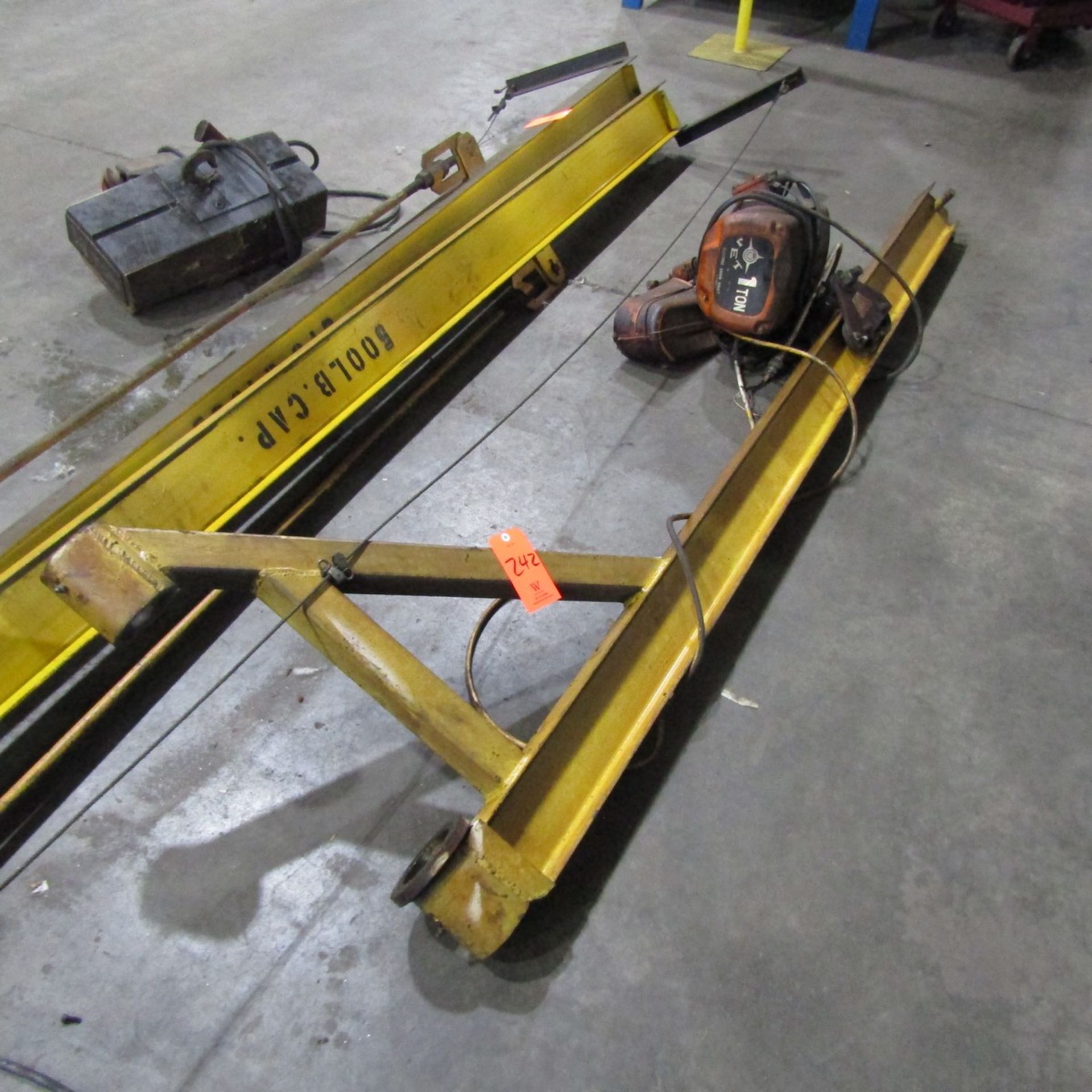 8 ft. Jib Crane; with Jet 1-Ton Hoist