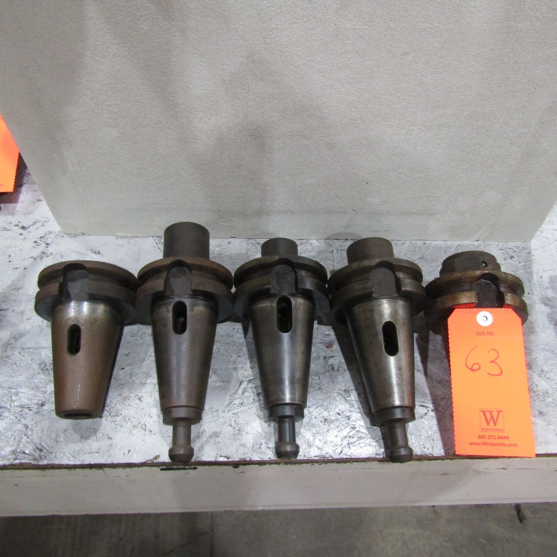 Lot - (5) CAT-50 Tool Holders