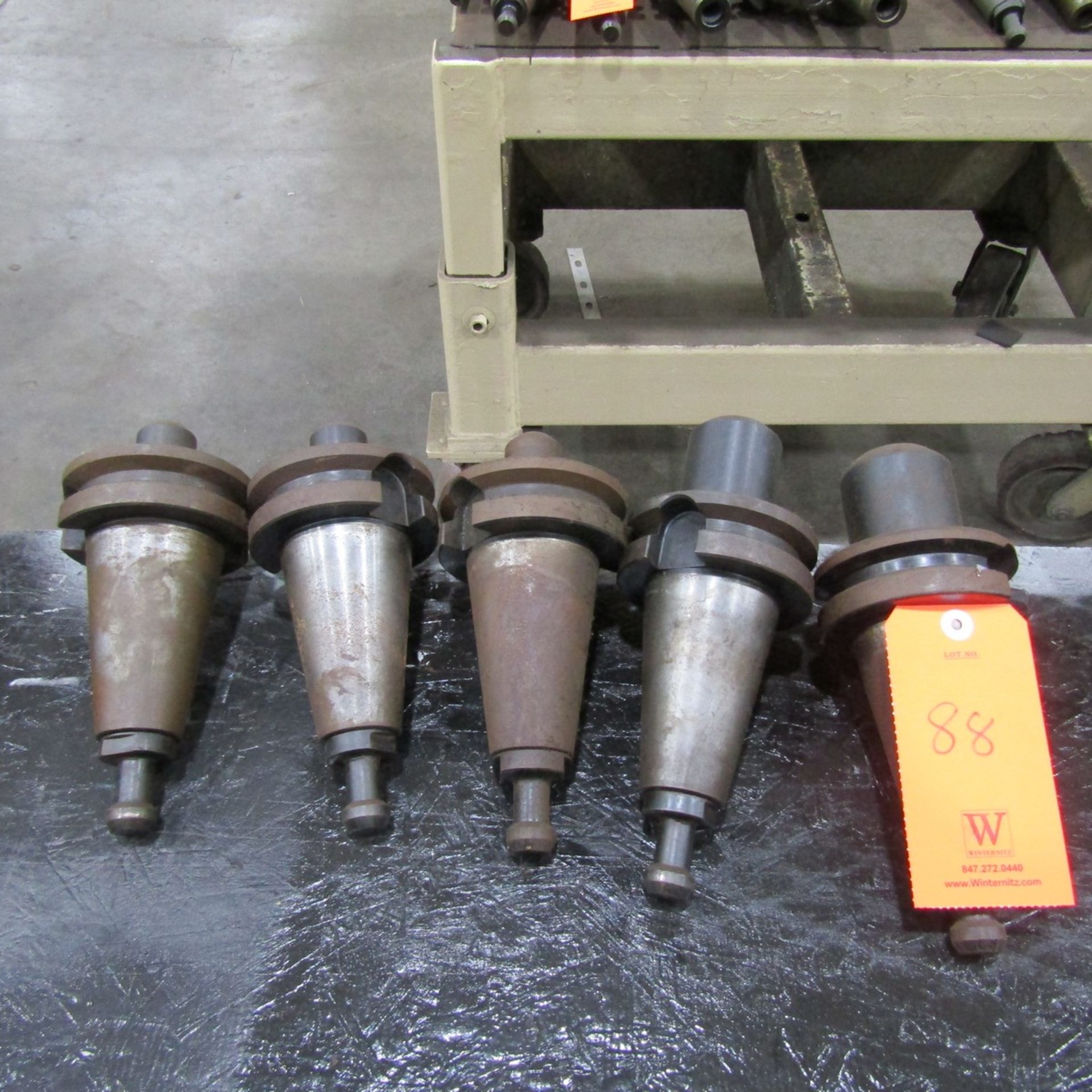 Lot - (5) CAT-50 Tool Holders