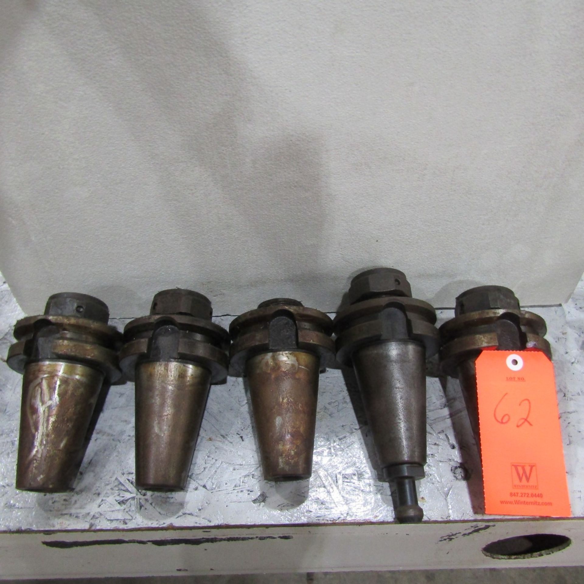 Lot - (5) CAT-50 Tool Holders