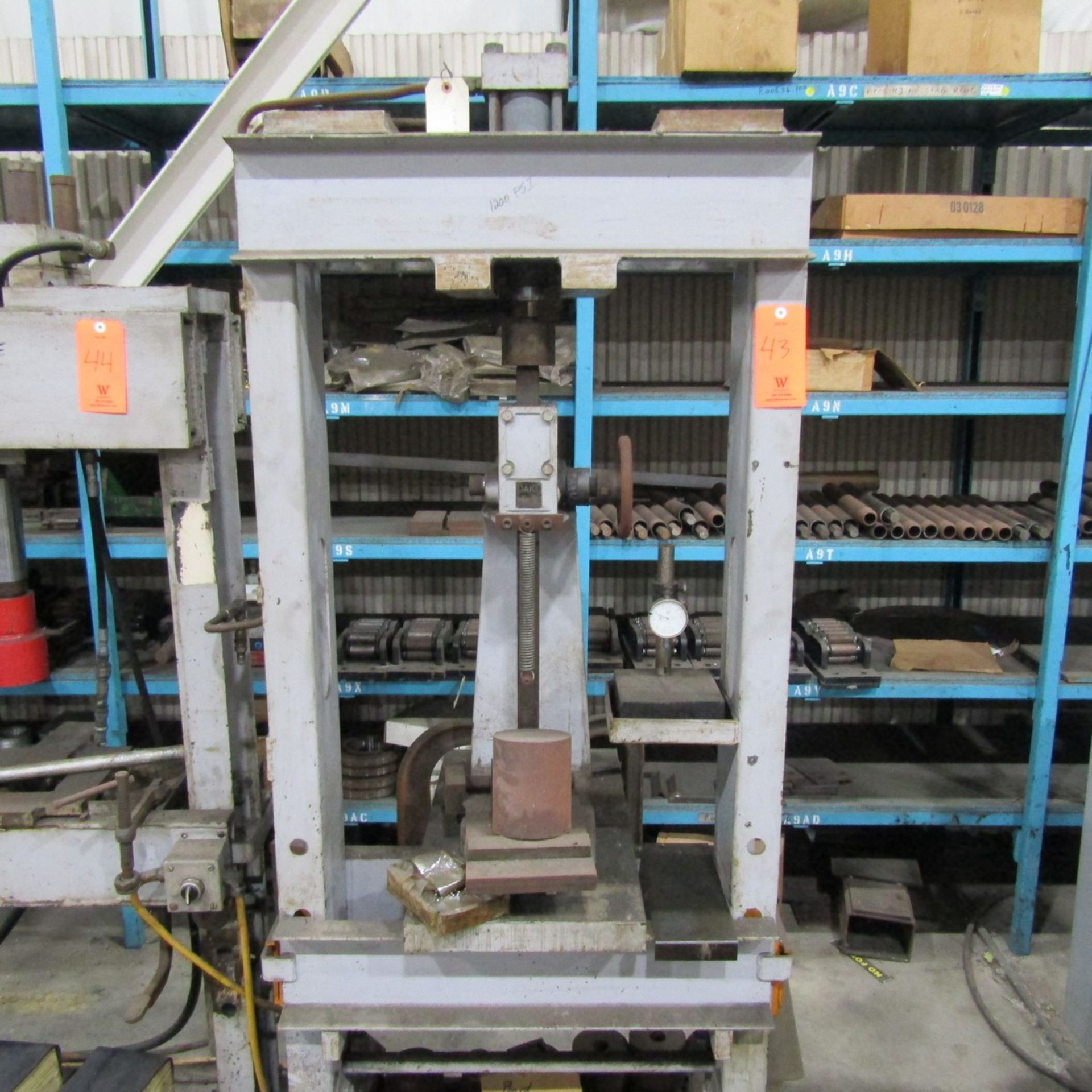 Dake 1,200 PSI H-Frame Hydraulic Press