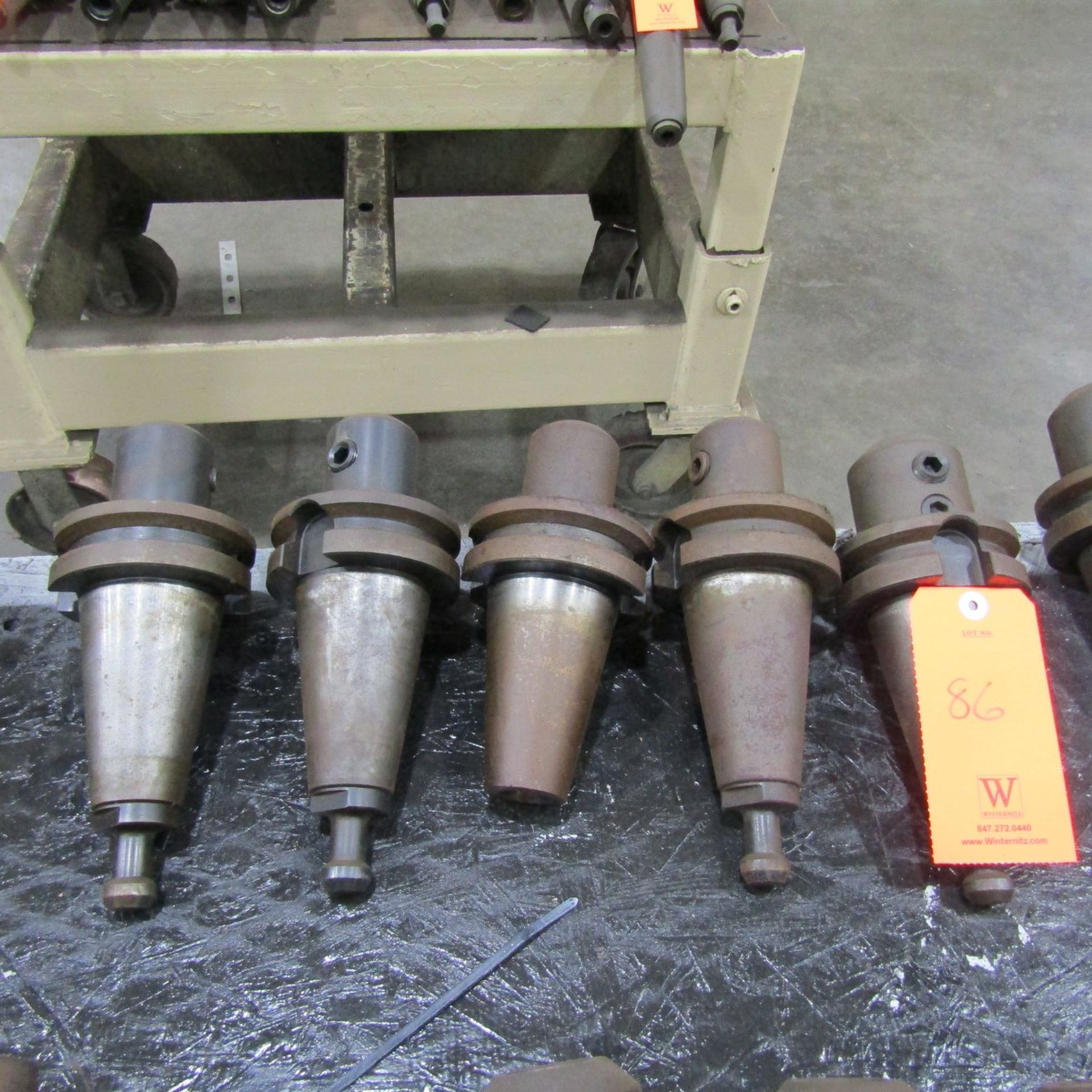 Lot - (5) CAT-50 Tool Holders