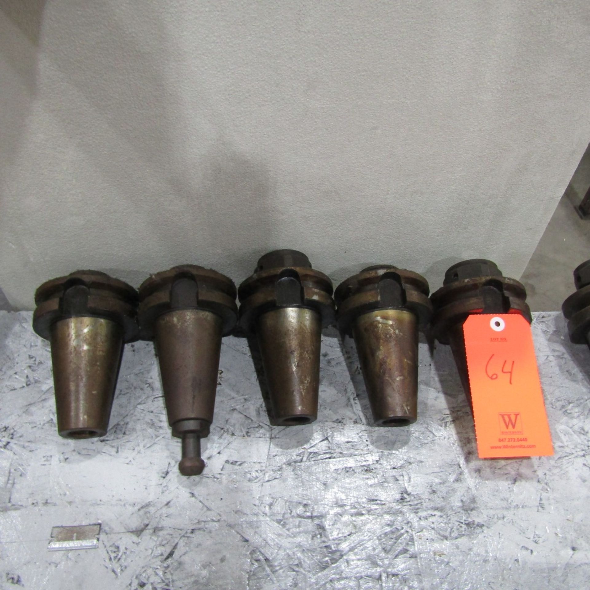 Lot - (5) CAT-50 Tool Holders