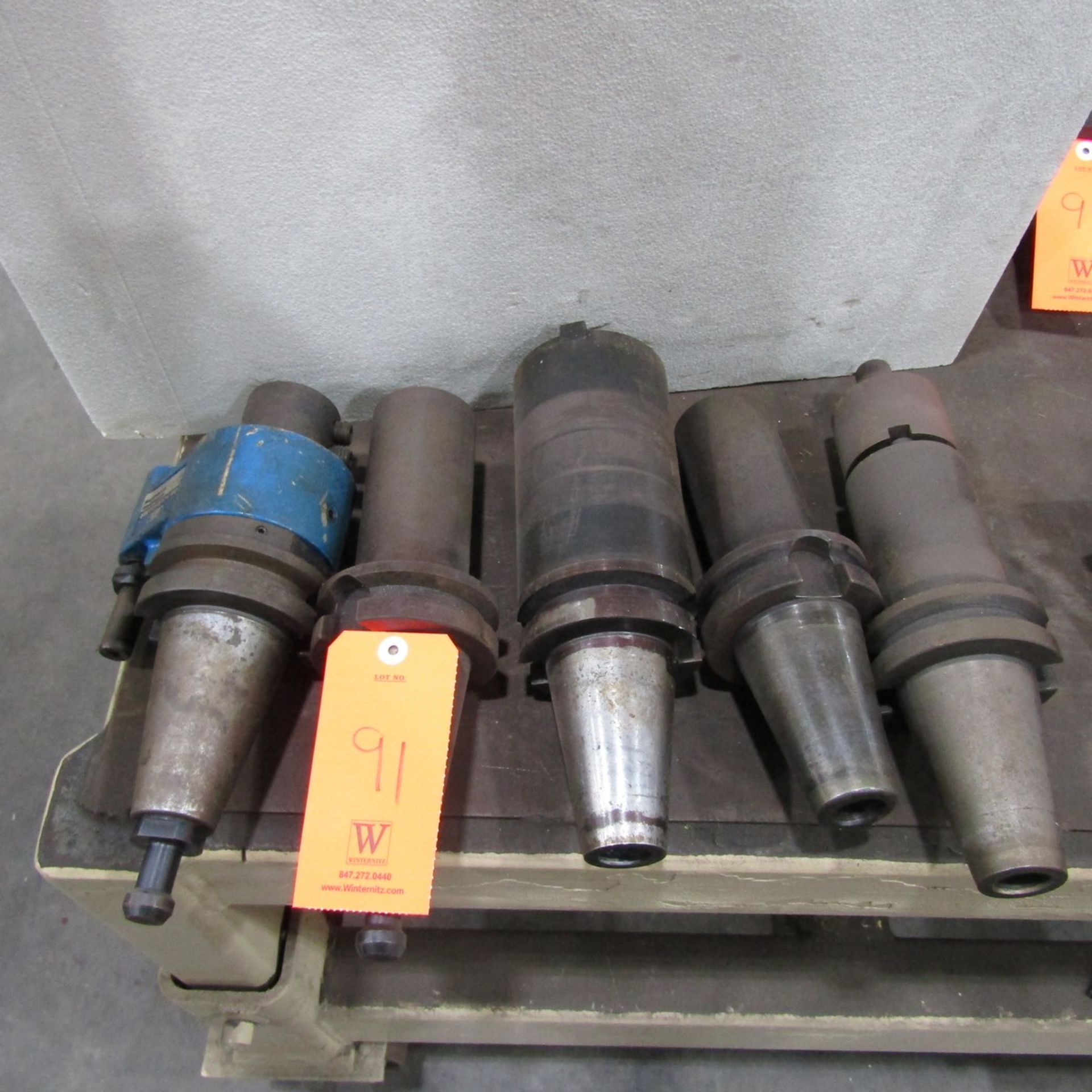 Lot - (5) CAT-50 Tool Holders