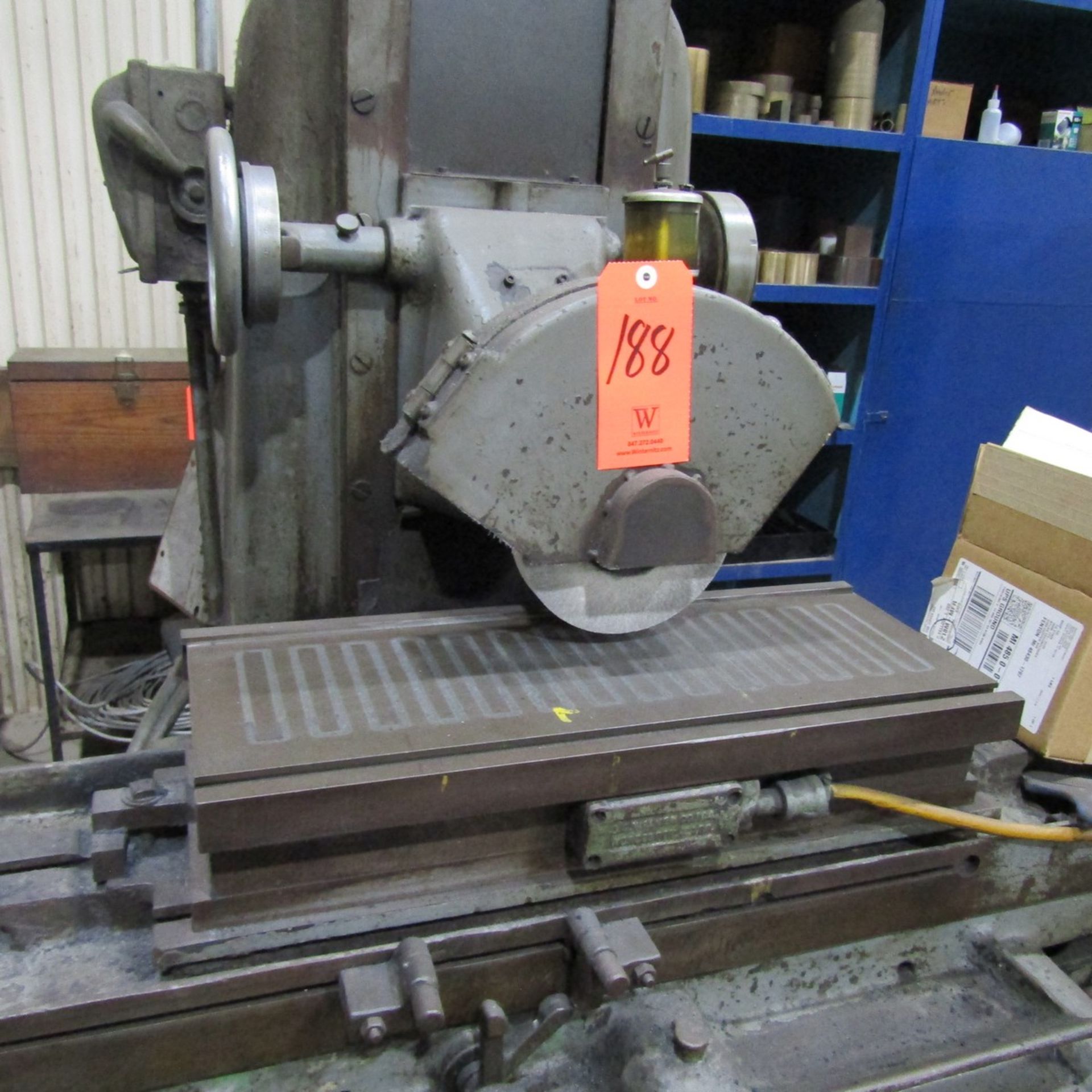 Abrasive 6 in. x 18 in. No. 3B Surface Grinder, S/N: 2062; with Coolant and Controls - Image 2 of 3