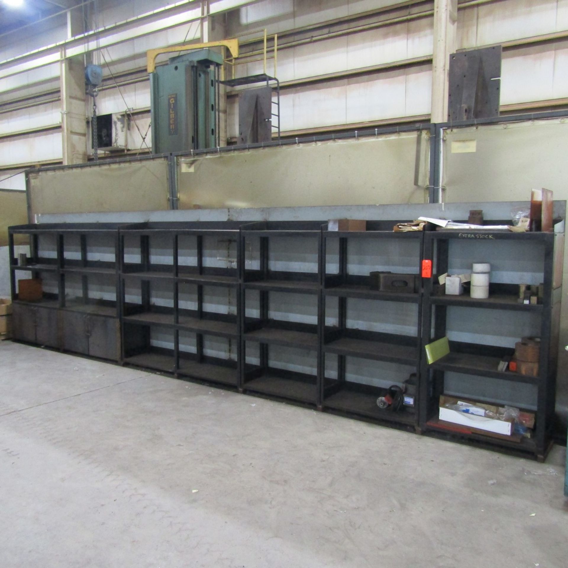 Lot - (5) 4-Tier Shelving Units