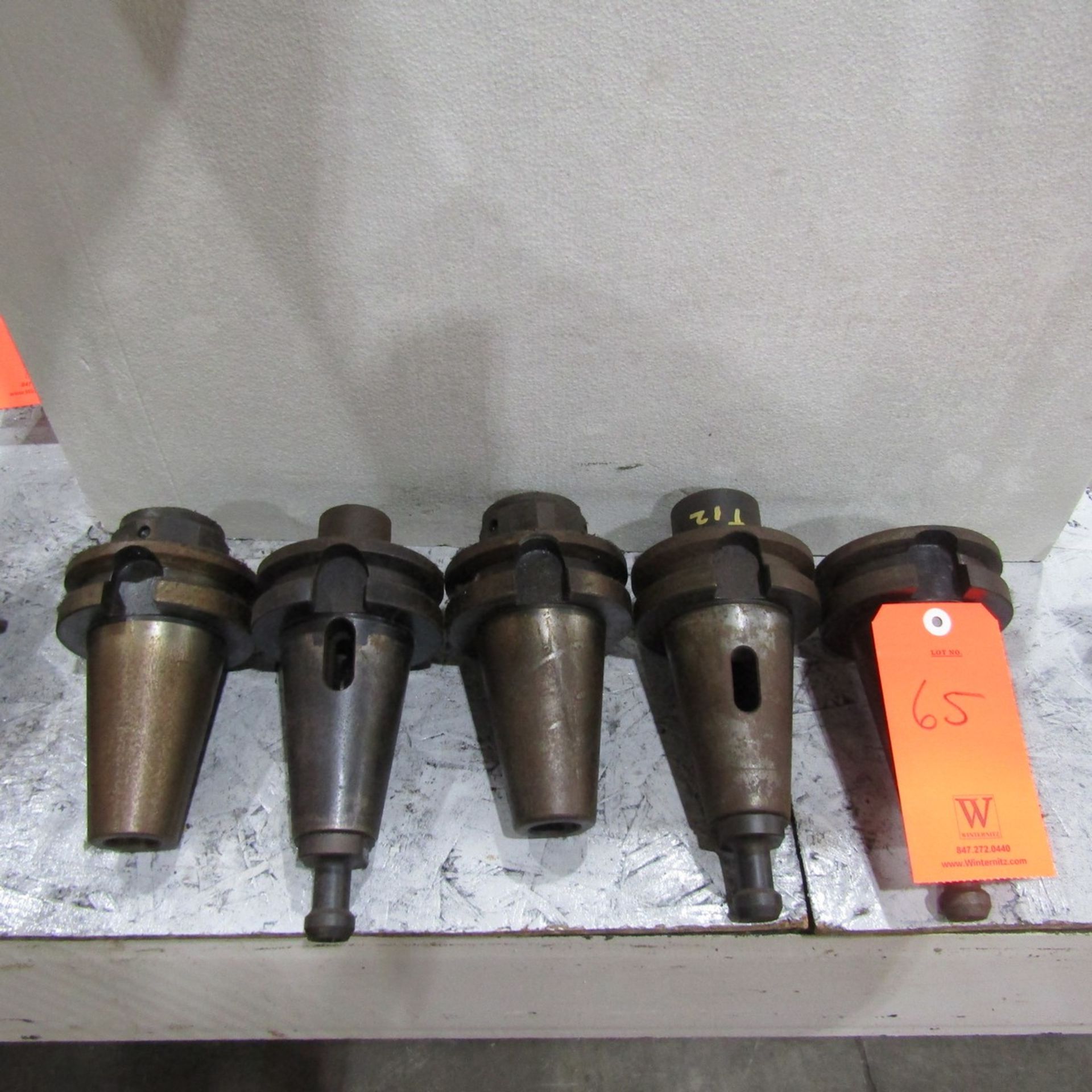 Lot - (5) CAT-50 Tool Holders