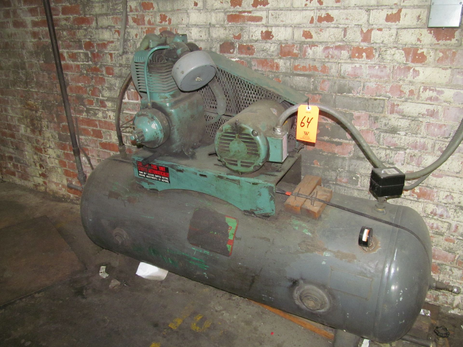 5-HP Horizontal Tank Mounted Air Compressor