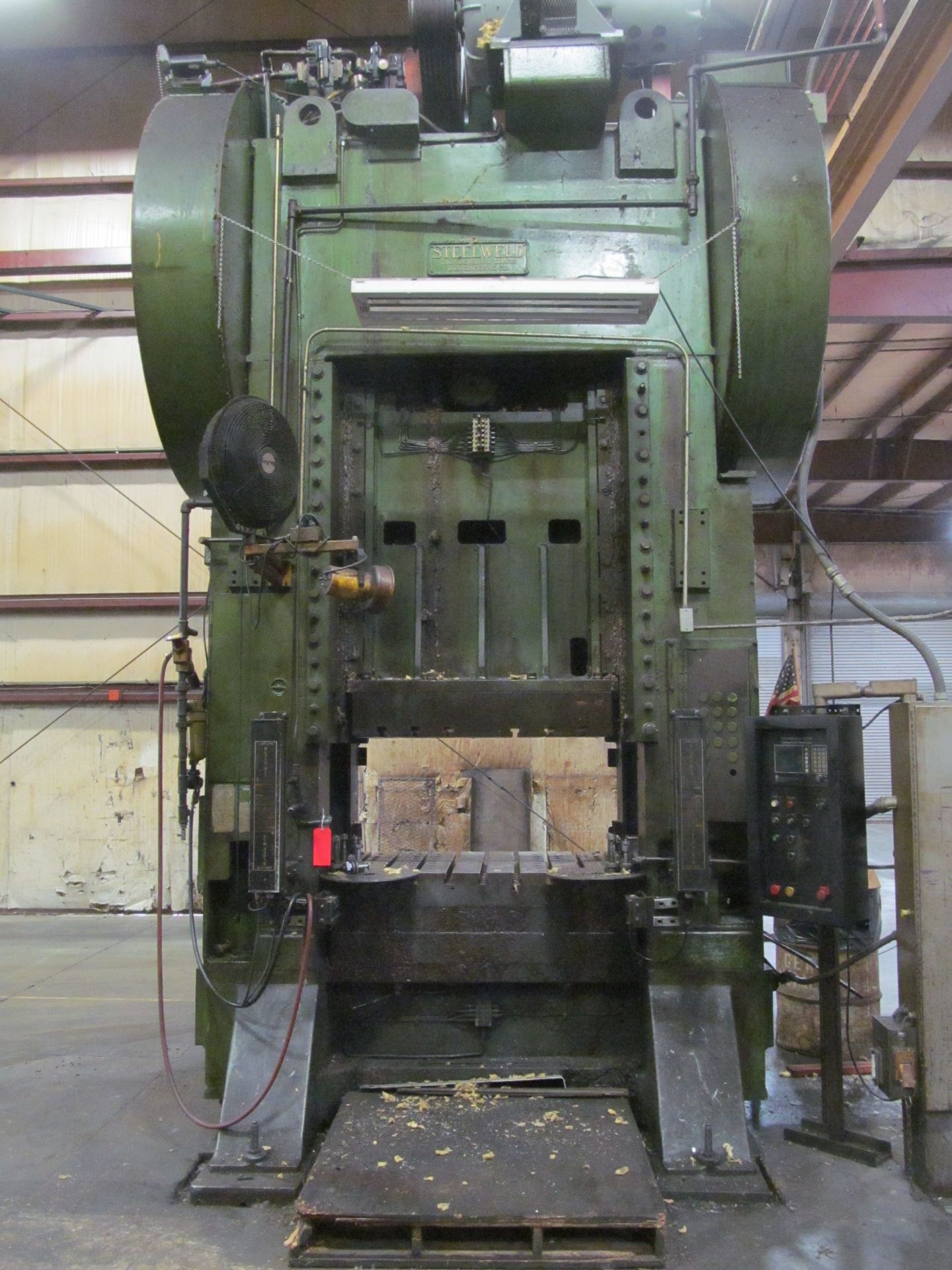 Steelweld 250-Ton Cap. Model S2-250-48-36 Straight Side Double Crank Stamping Press, S/N: P-1055;