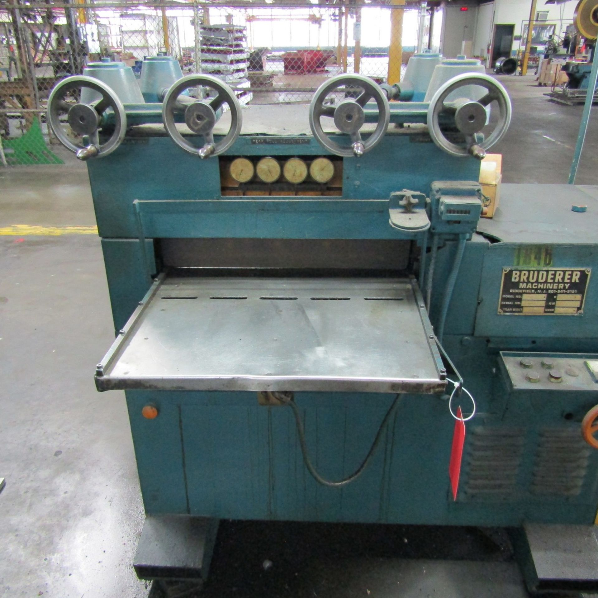 Bruderer 23-1/4 in. wide Model 3060.1 Precision Parts Straightening and Leveling Machine, S/N: 70 - Image 2 of 6