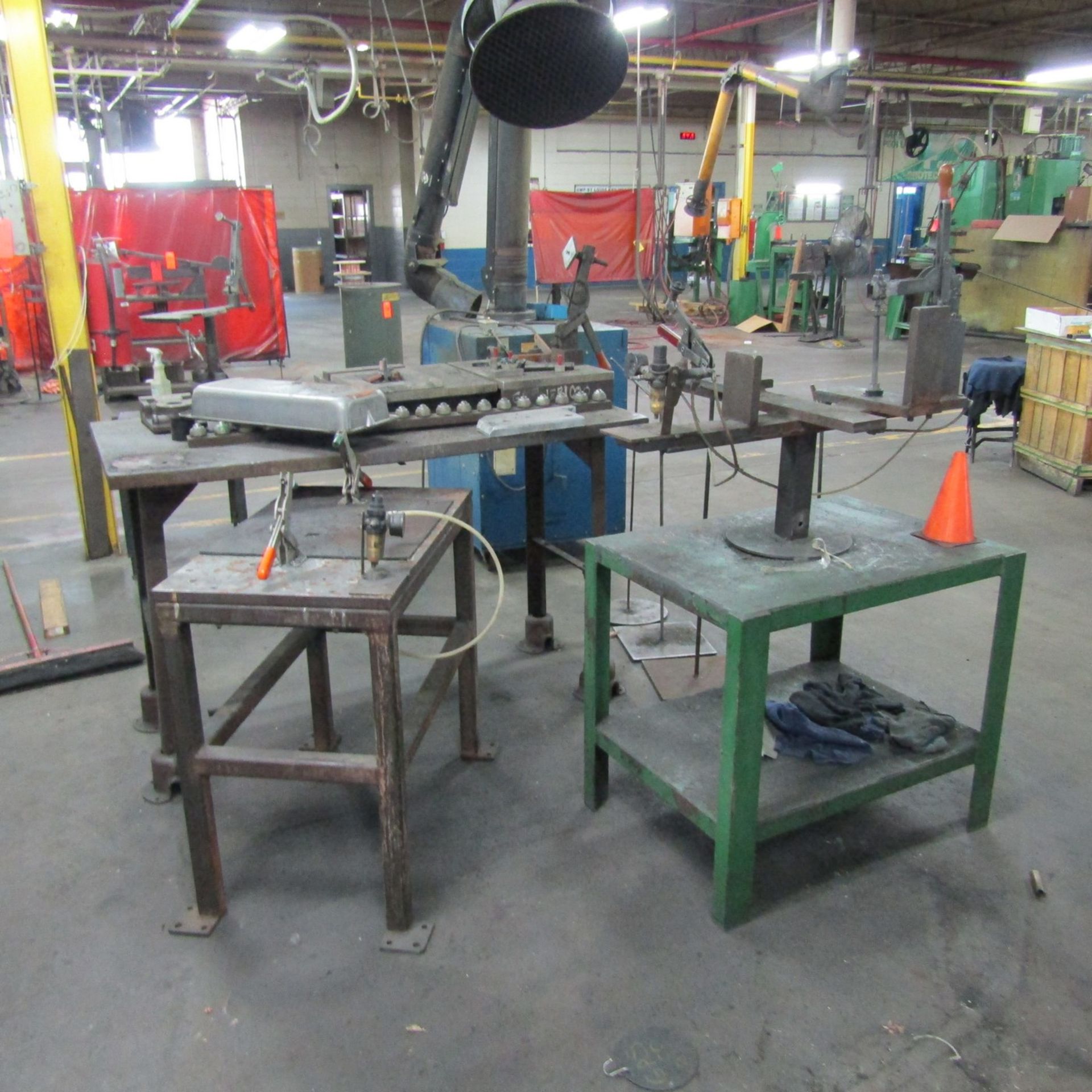 Lot - Assorted Shelving Units, Welding Carts, and Welding Tables - Image 4 of 6