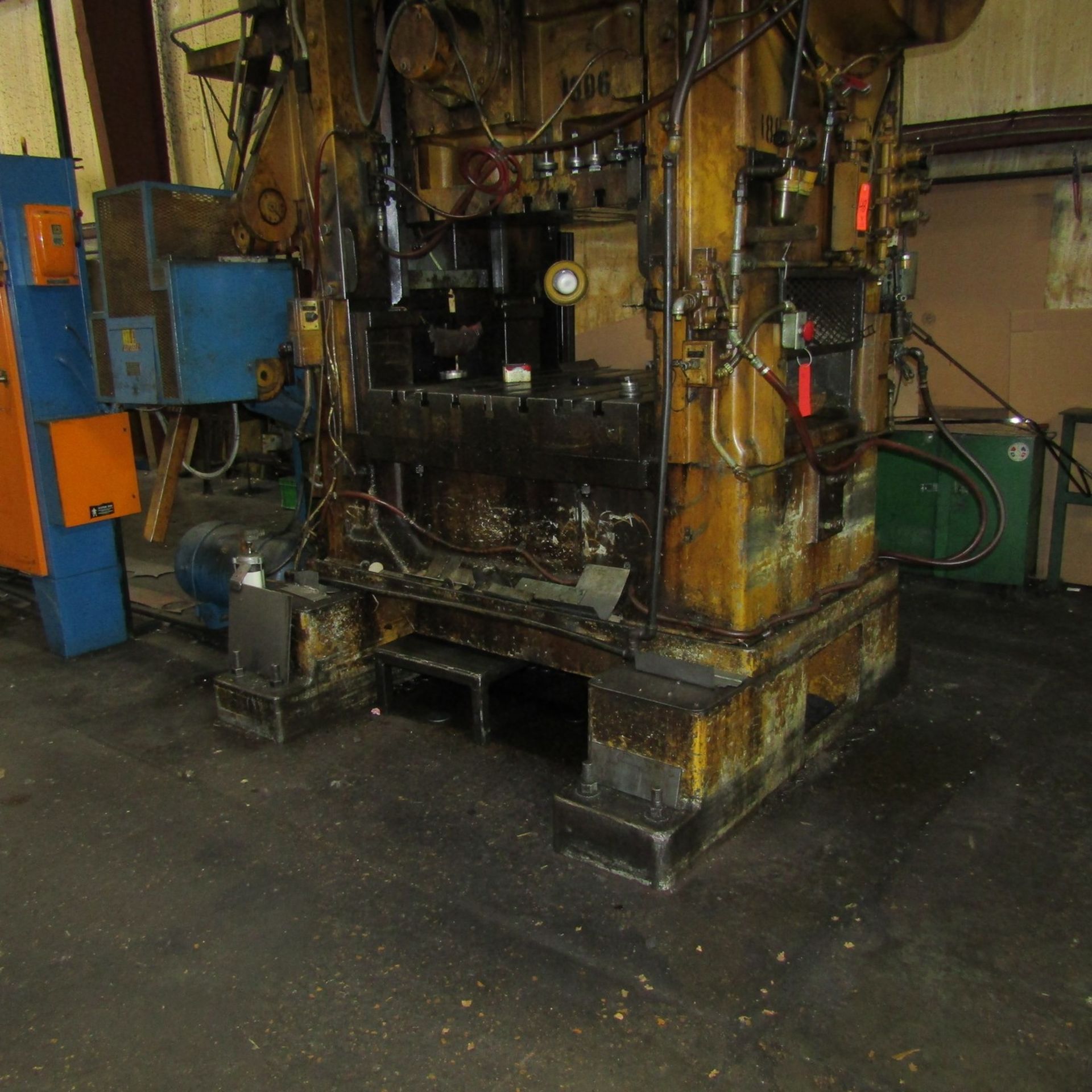 Minster 200-Ton Cap. Piecemaker Model P2-200-48 Stamping Press, S/N: P2-200-24477; with 6 in. - Image 7 of 11