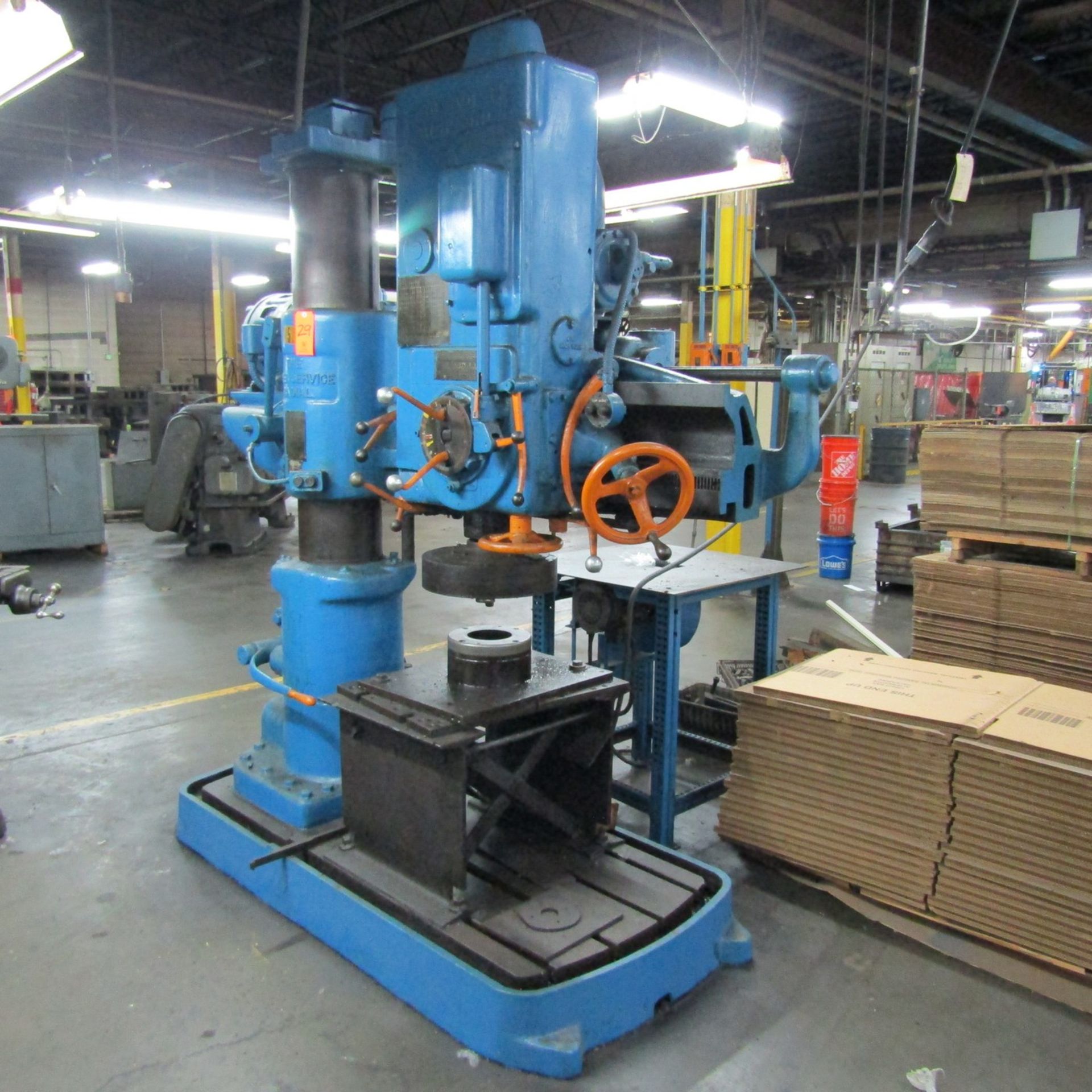 Cincinnati Bickford 11 in. x 46 in. Arm Super Service Radial Arm Drill, S/N: 2E-413; with Box - Image 6 of 6