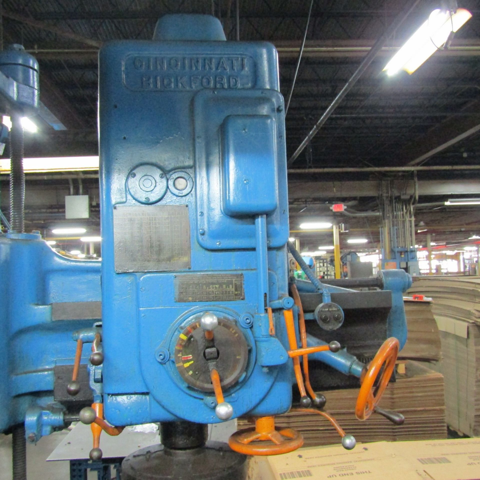 Cincinnati Bickford 11 in. x 46 in. Arm Super Service Radial Arm Drill, S/N: 2E-413; with Box - Image 5 of 6