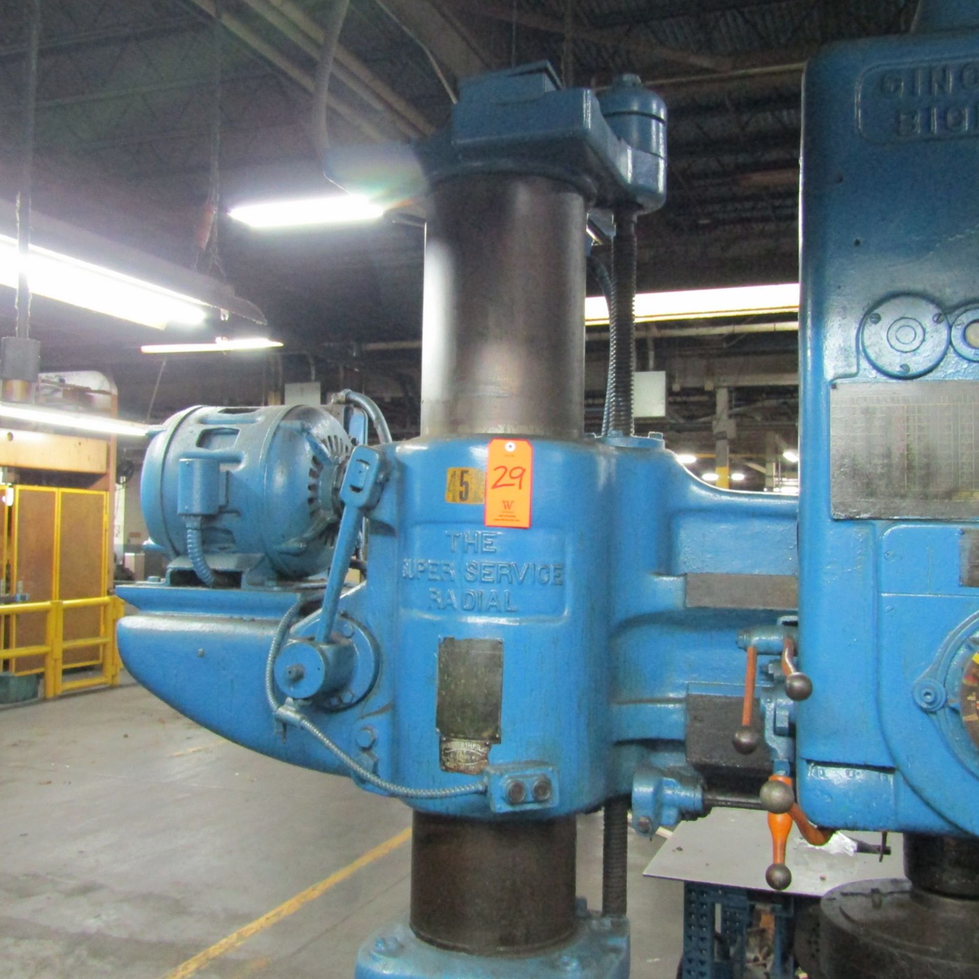 Cincinnati Bickford 11 in. x 46 in. Arm Super Service Radial Arm Drill, S/N: 2E-413; with Box - Image 4 of 6