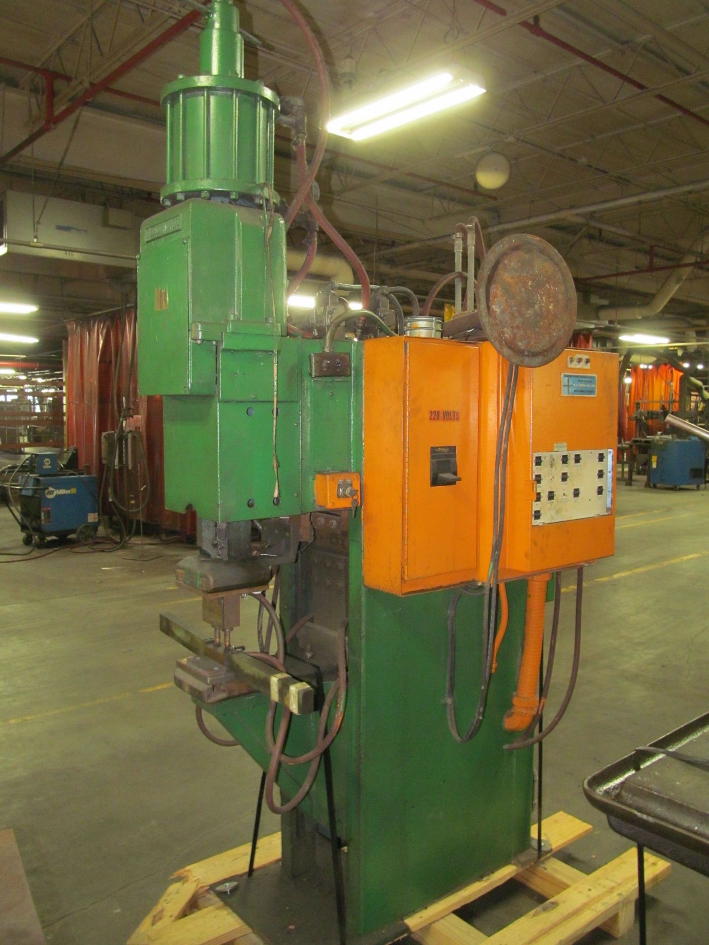 Taylor Winfield/TJ Snow250-KVA Spot Welder, S/N: 84-698; with 12 in. Throat (TJ Snow S/N: 49943) (