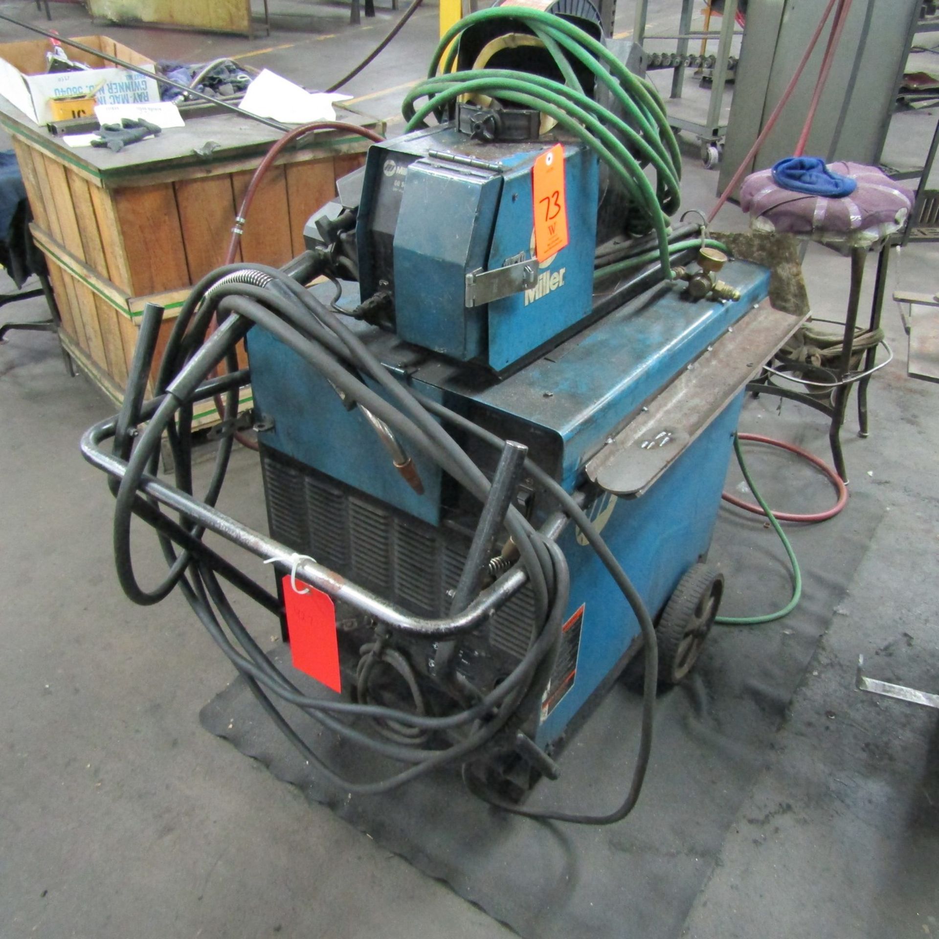 Miller 300-Amp Deltaweld 302 CV-DC Welding Power Source, S/N: LA027661; with Miller 60 Series 24V - Image 2 of 3