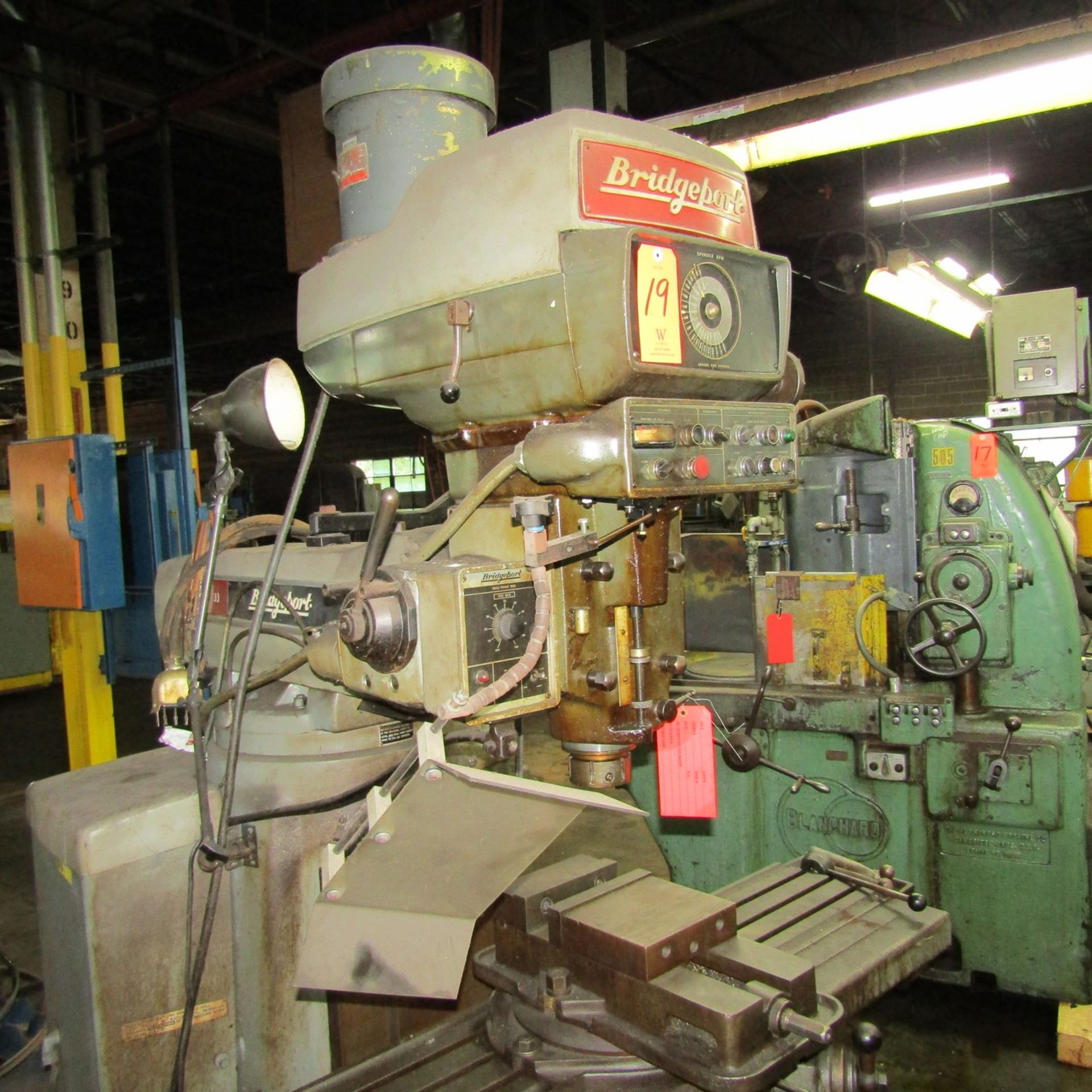 Bridgeport 4-HP Series II Variable Speed Vertical Milling Machine; with 11 in. x 58 in. T-Slotted - Image 2 of 7