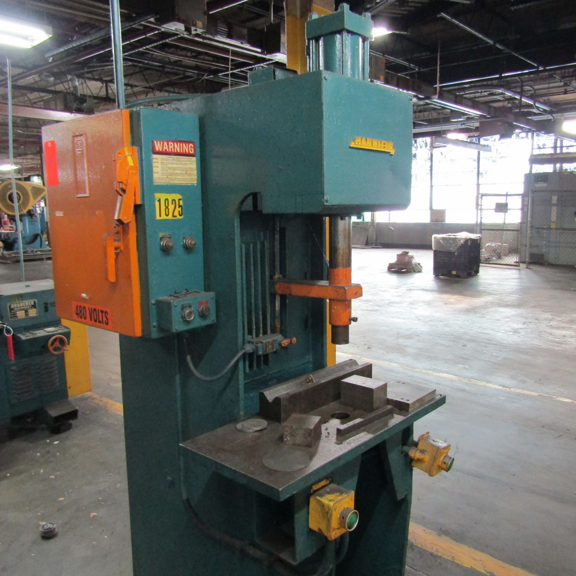 Hannifin 8-Ton Cap. Model F 21-41-M Hydraulic Press, S/N: E 37373-4; Rated at 3,000-PSI, Palm - Image 3 of 6