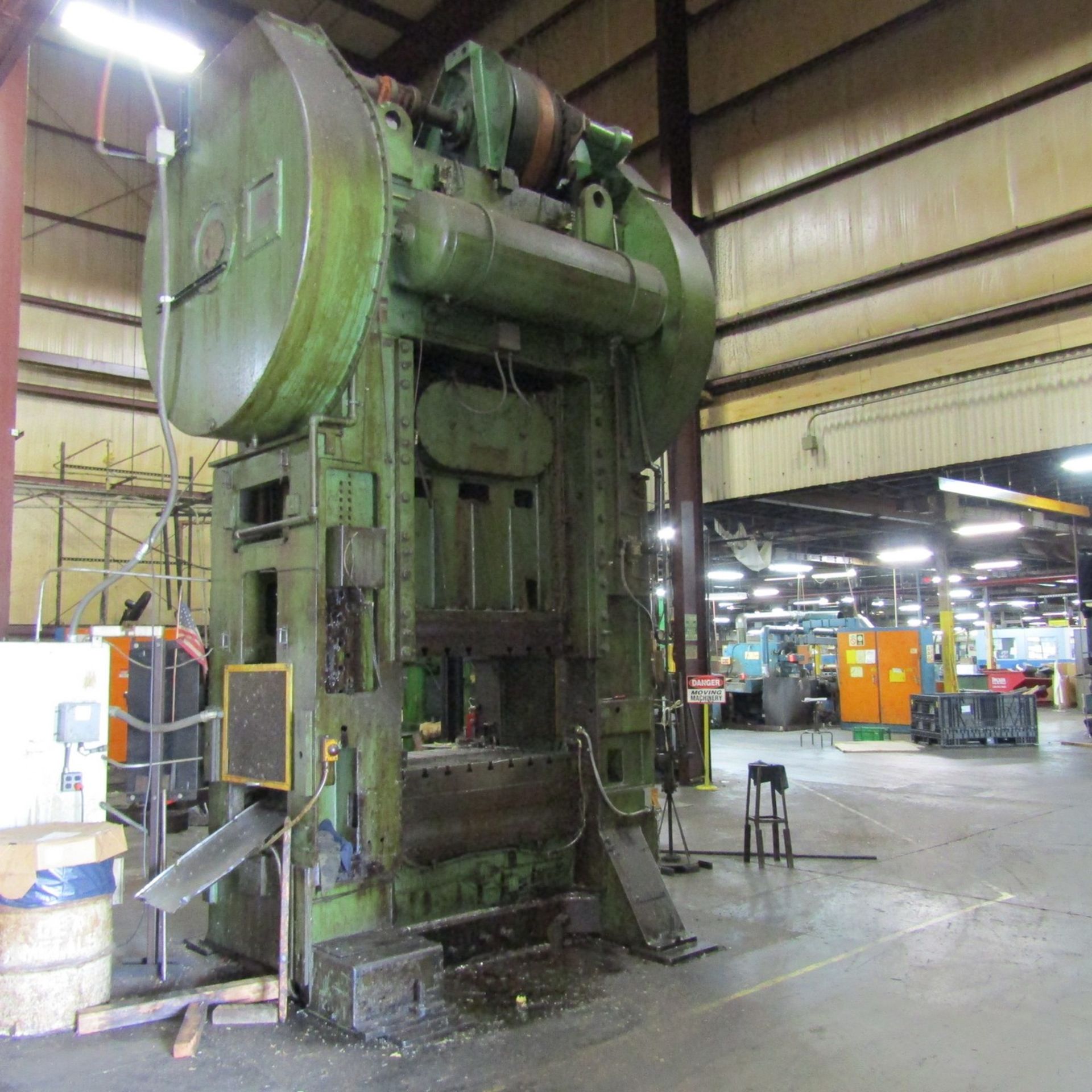 Steelweld 250-Ton Cap. Model S2-250-48-36 Straight Side Double Crank Stamping Press, S/N: P-1055; - Image 7 of 10