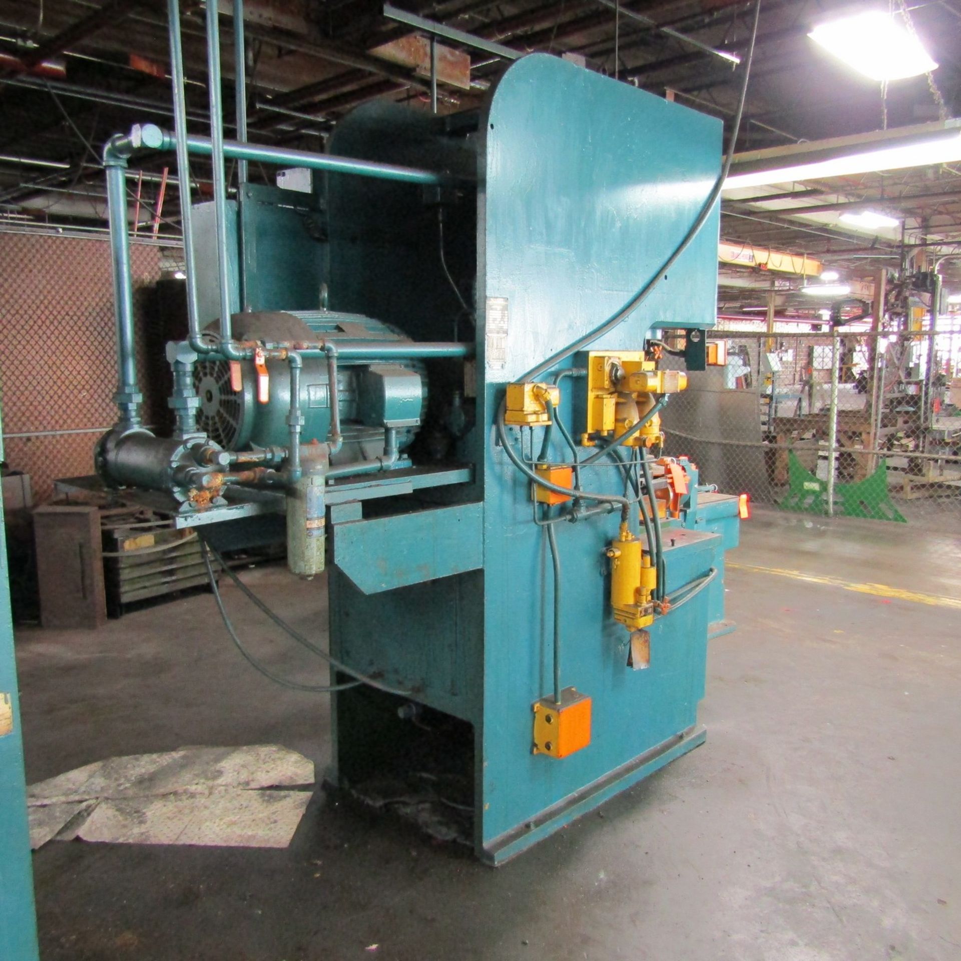 Denison 50-Ton Cap. Model NA50C92JIC SPEC. HydrOILic Multipress Hydraulic Press, S/N: 15386; Shop #: - Image 4 of 5