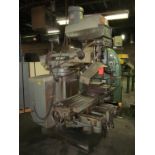 Bridgeport 4-HP Series II Variable Speed Vertical Milling Machine; with 11 in. x 58 in. T-Slotted