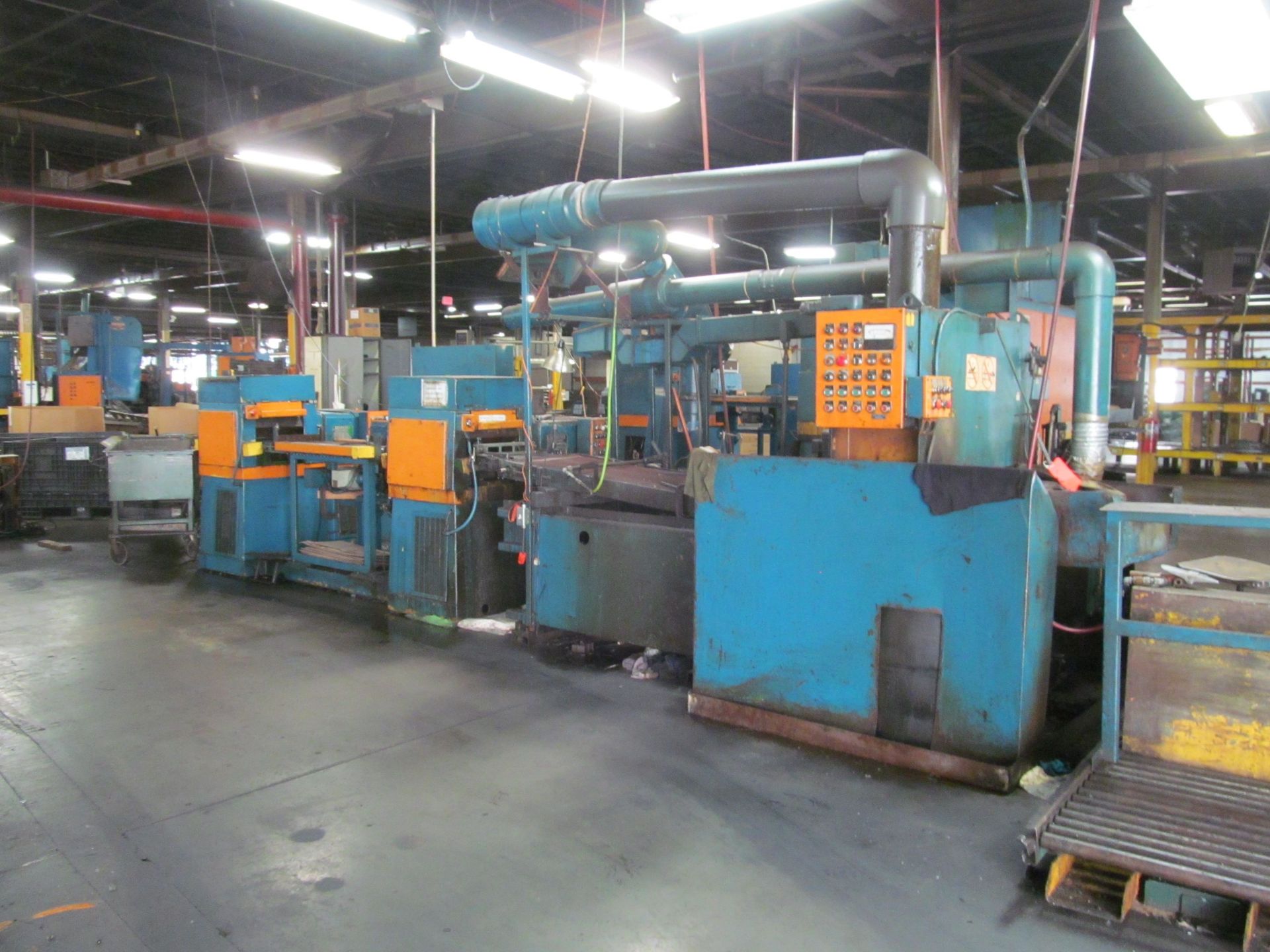Bruderer Tandem Precision Leveling Line, with Two-Part Leveling and Turning Section