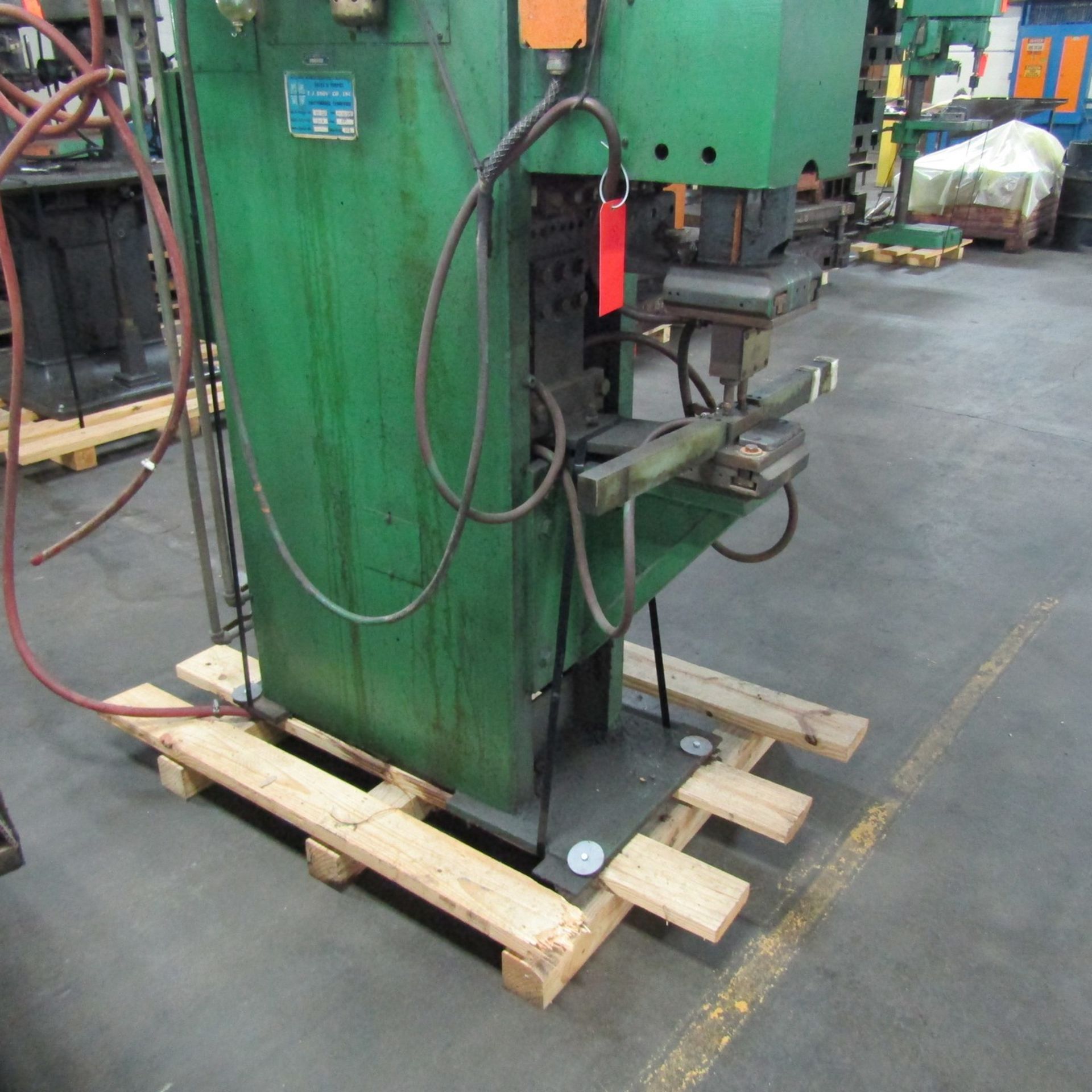 Taylor Winfield/TJ Snow250-KVA Spot Welder, S/N: 84-698; with 12 in. Throat (TJ Snow S/N: 49943) ( - Image 6 of 7