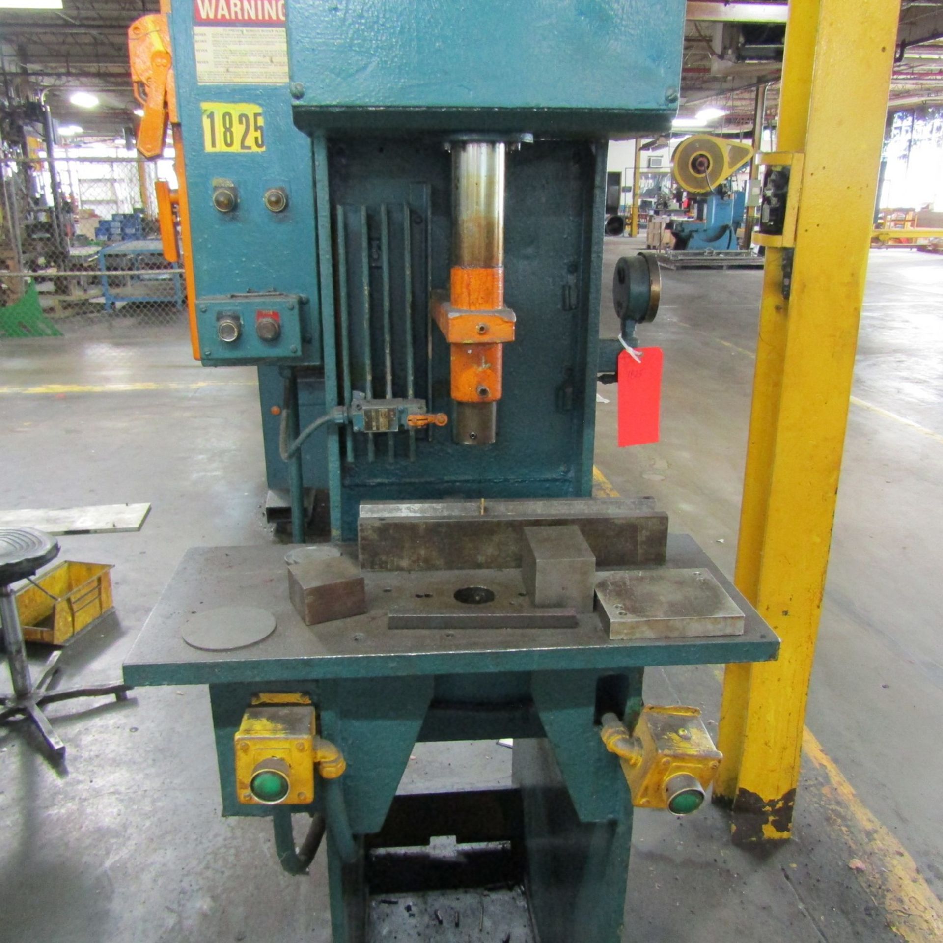 Hannifin 8-Ton Cap. Model F 21-41-M Hydraulic Press, S/N: E 37373-4; Rated at 3,000-PSI, Palm - Image 4 of 6