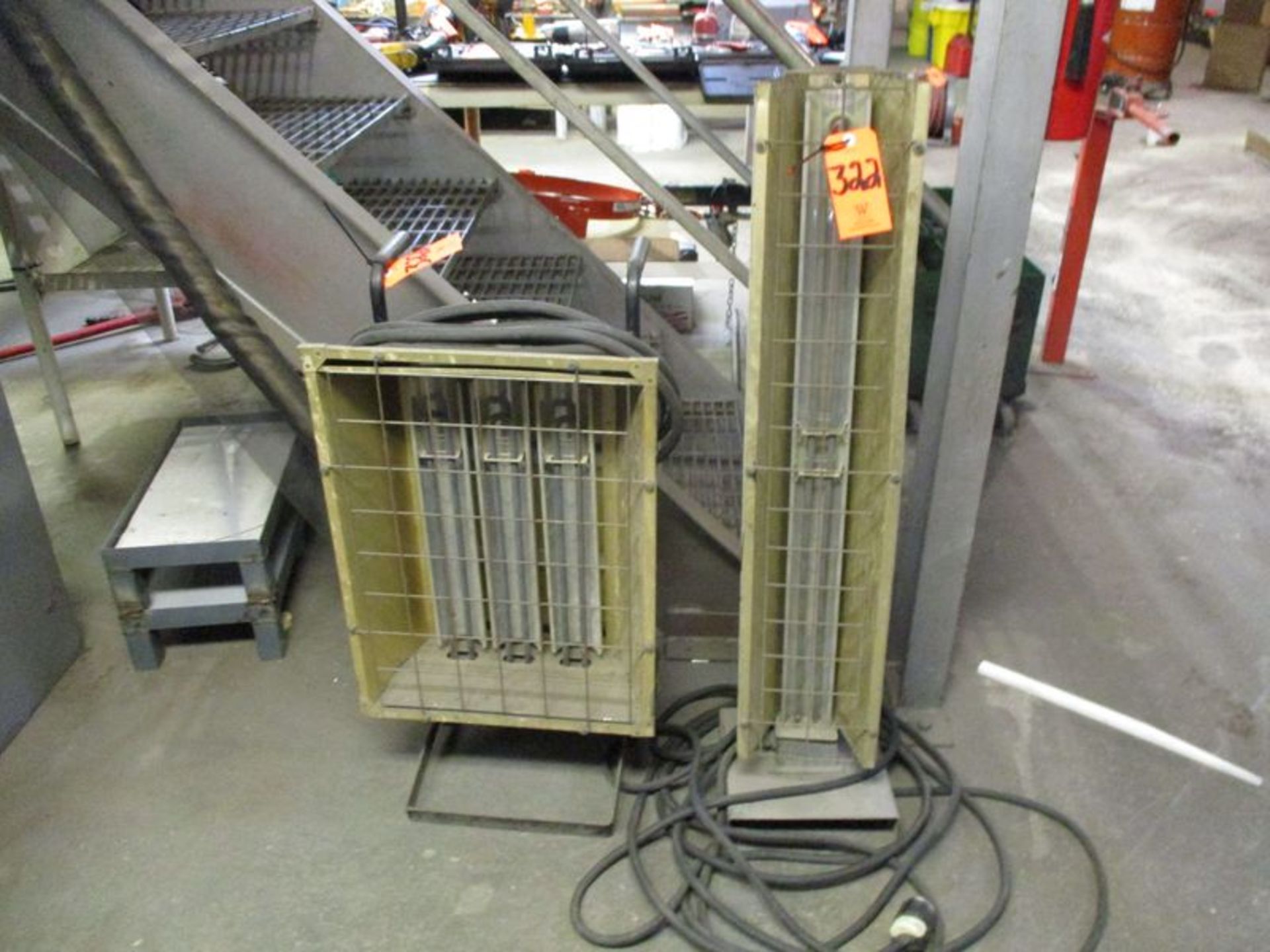 Lot - (2) Electric Radiant Heaters