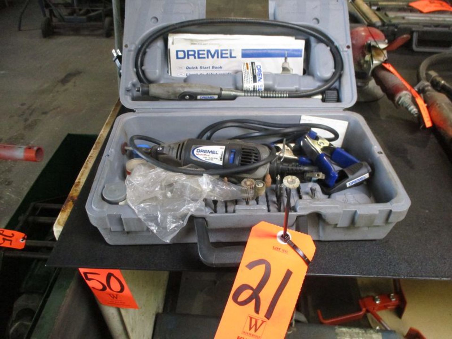 Demel Multi Pro 395 Electric Rotary Tool; 5,000 - 35,000 RPM, with Related Accessories and Case