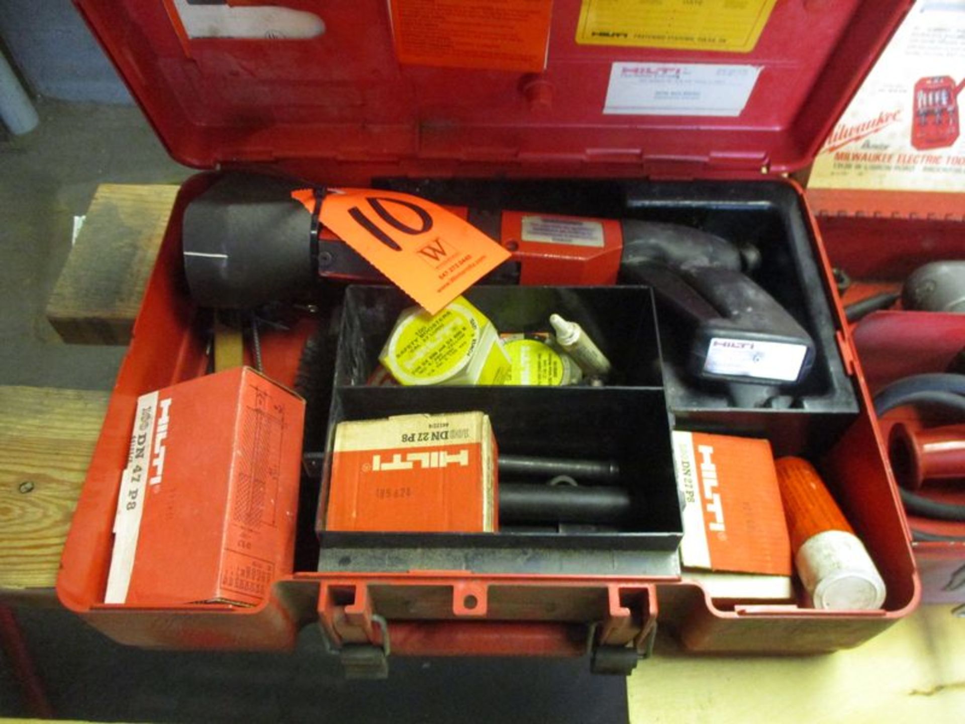 Hilti Model DX600N Heavy Duty Powder Actuated Nail & Stud Gun; with Case
