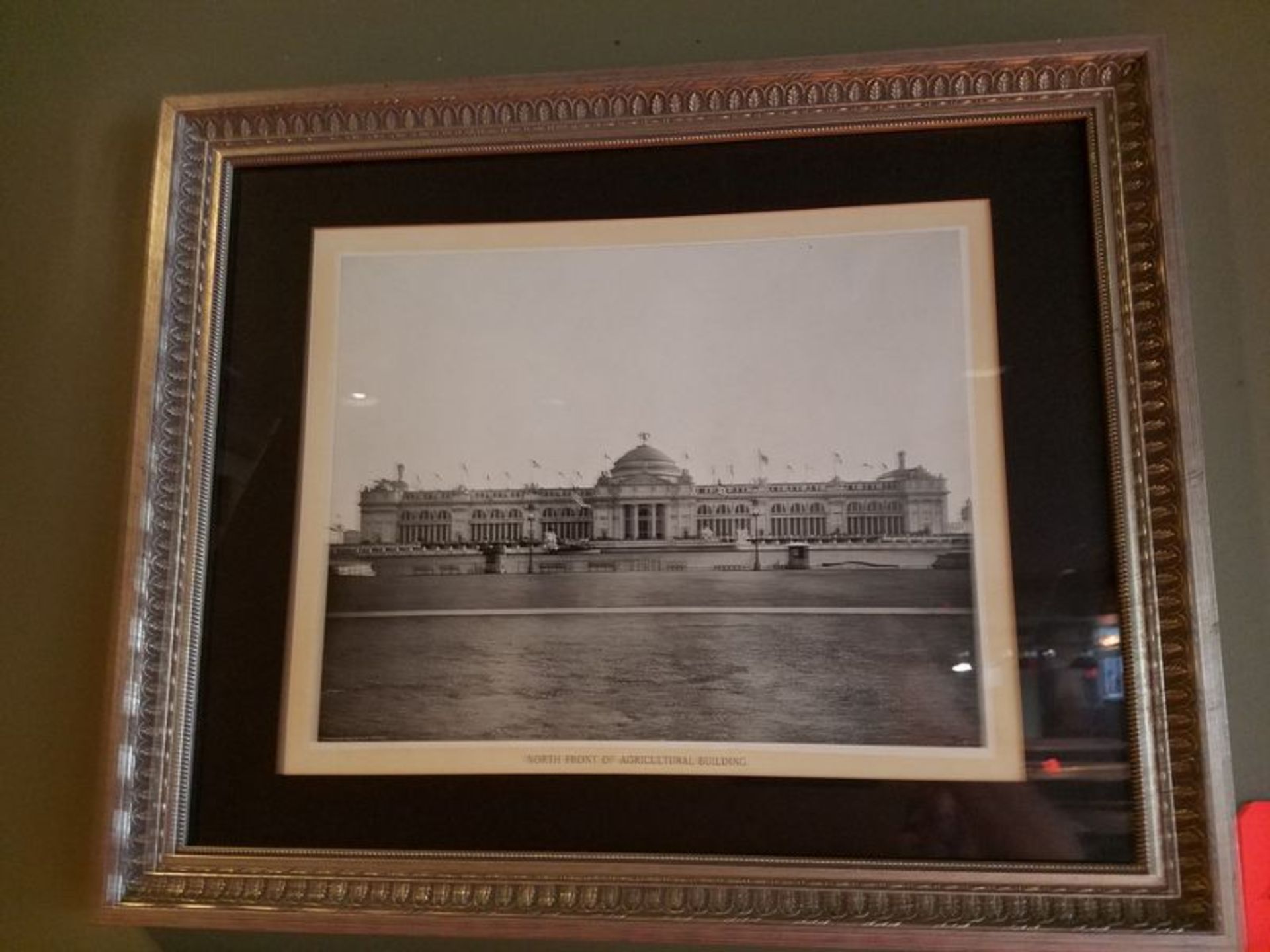 Lot - (2) Photos from the 1893 World Columbian Exhibition; (1) of Agricultural Building, and (1) - Image 2 of 3