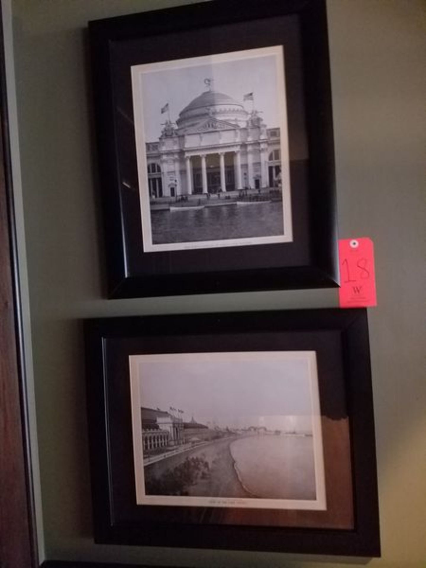 Lot - (2) Photos from the 1893 World Columbian Exhibition; (1) of Agricultural Building, and (1)