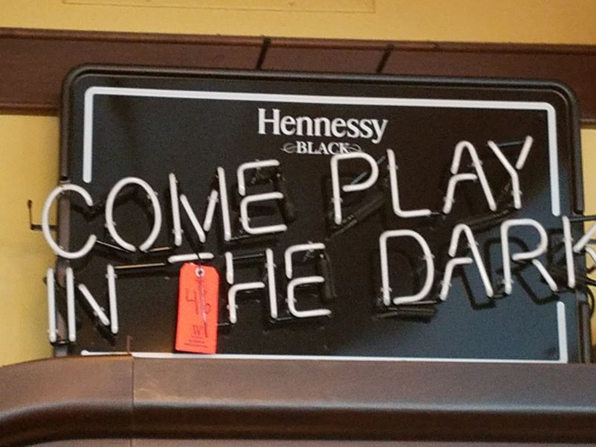 Hennessey Neon Bar Sign
