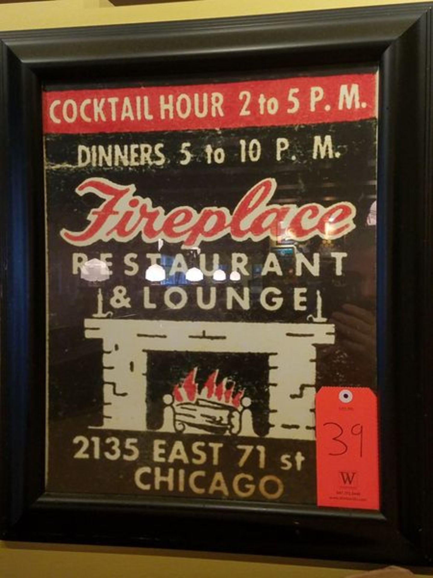 Lot - Fireplace Restaurant & Lounge, and Boveri Italian Restaurant Advertisements