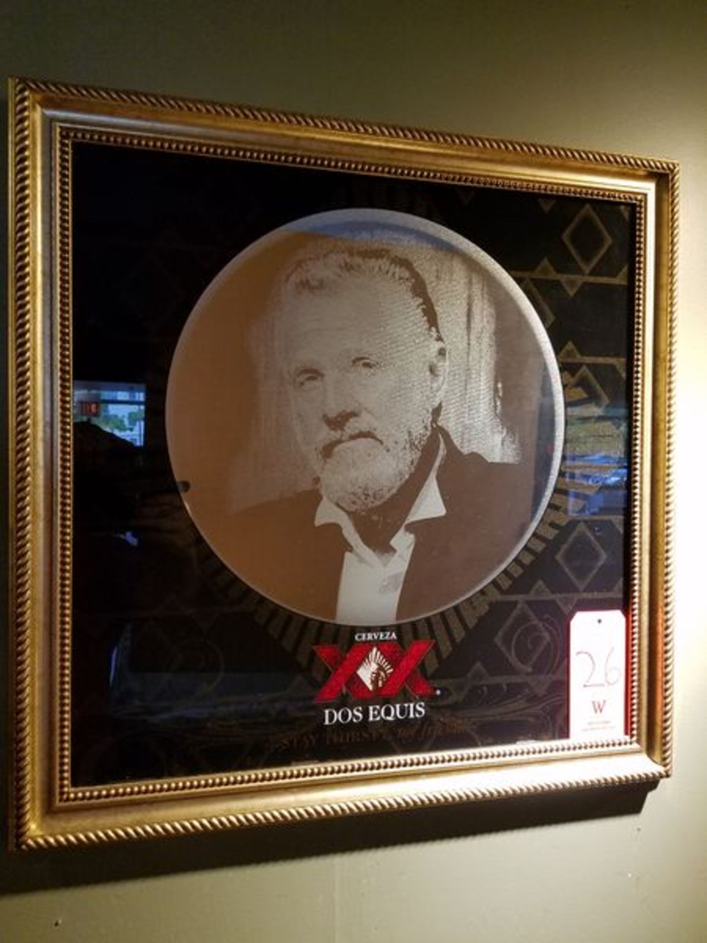 Dos Equis Advertisement Sign