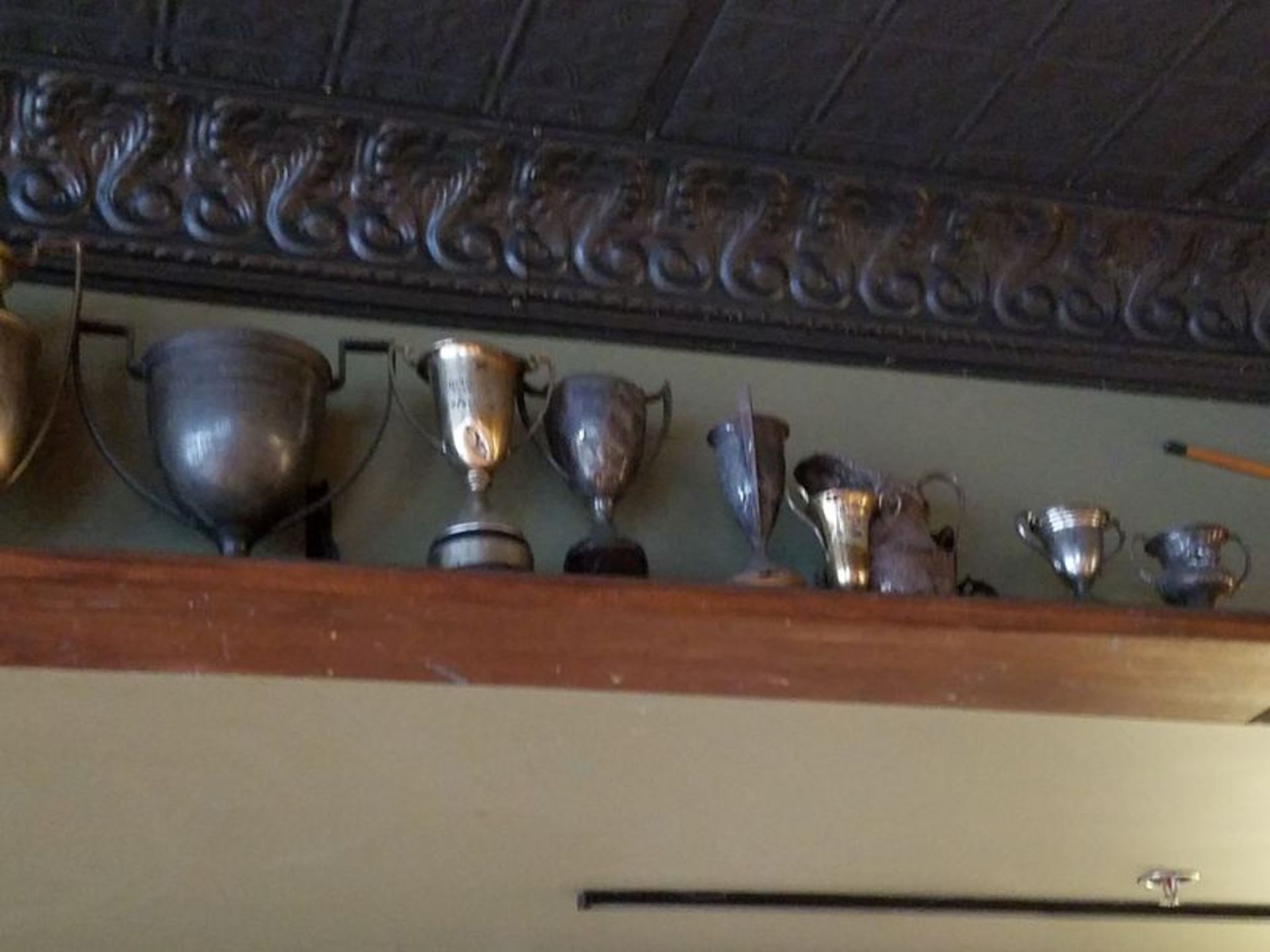 Lot - (16) Trophy's, with Shelf (Wall-Mounted) - Image 3 of 3