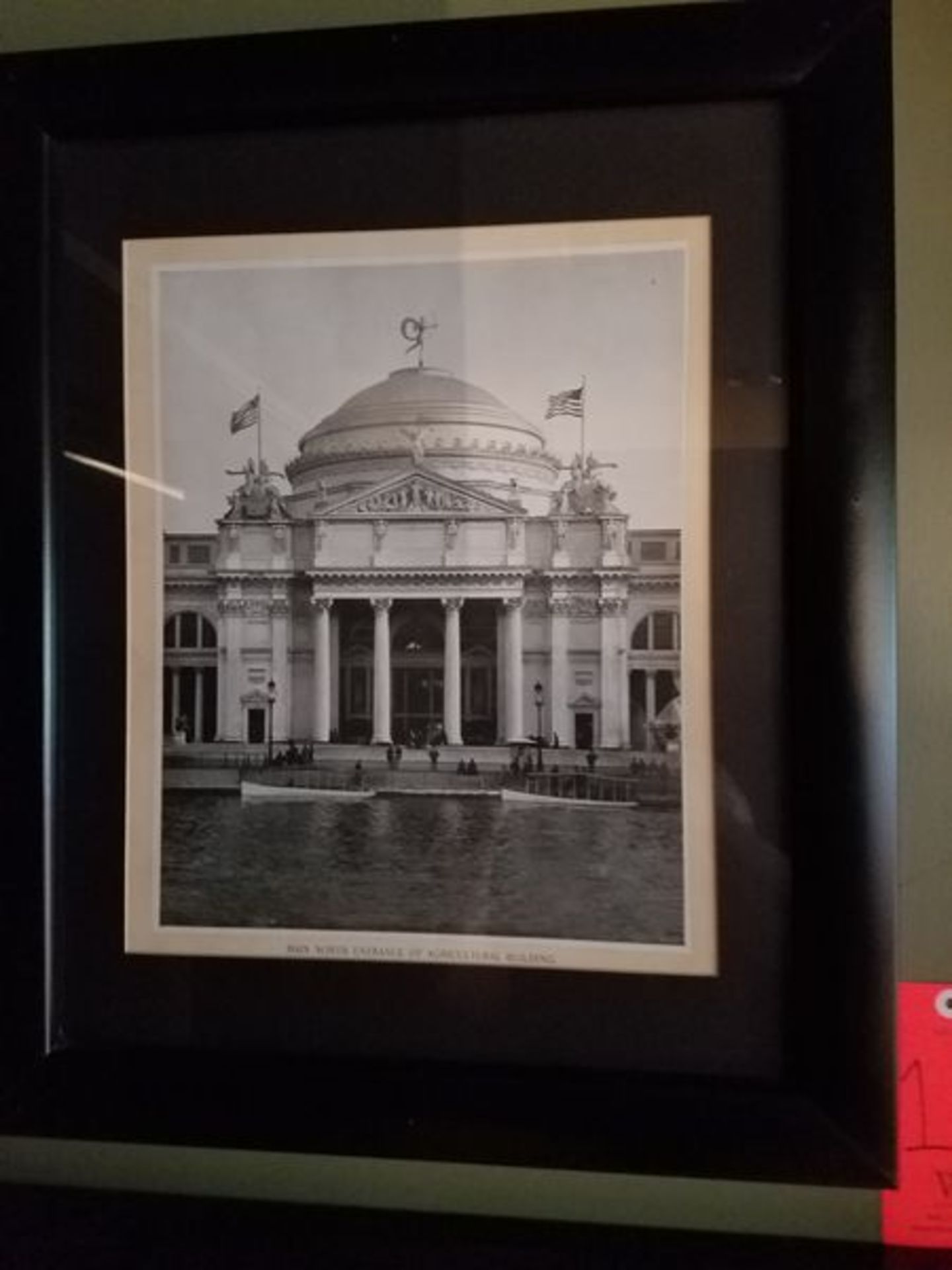 Lot - (2) Photos from the 1893 World Columbian Exhibition; (1) of Agricultural Building, and (1) - Image 2 of 3