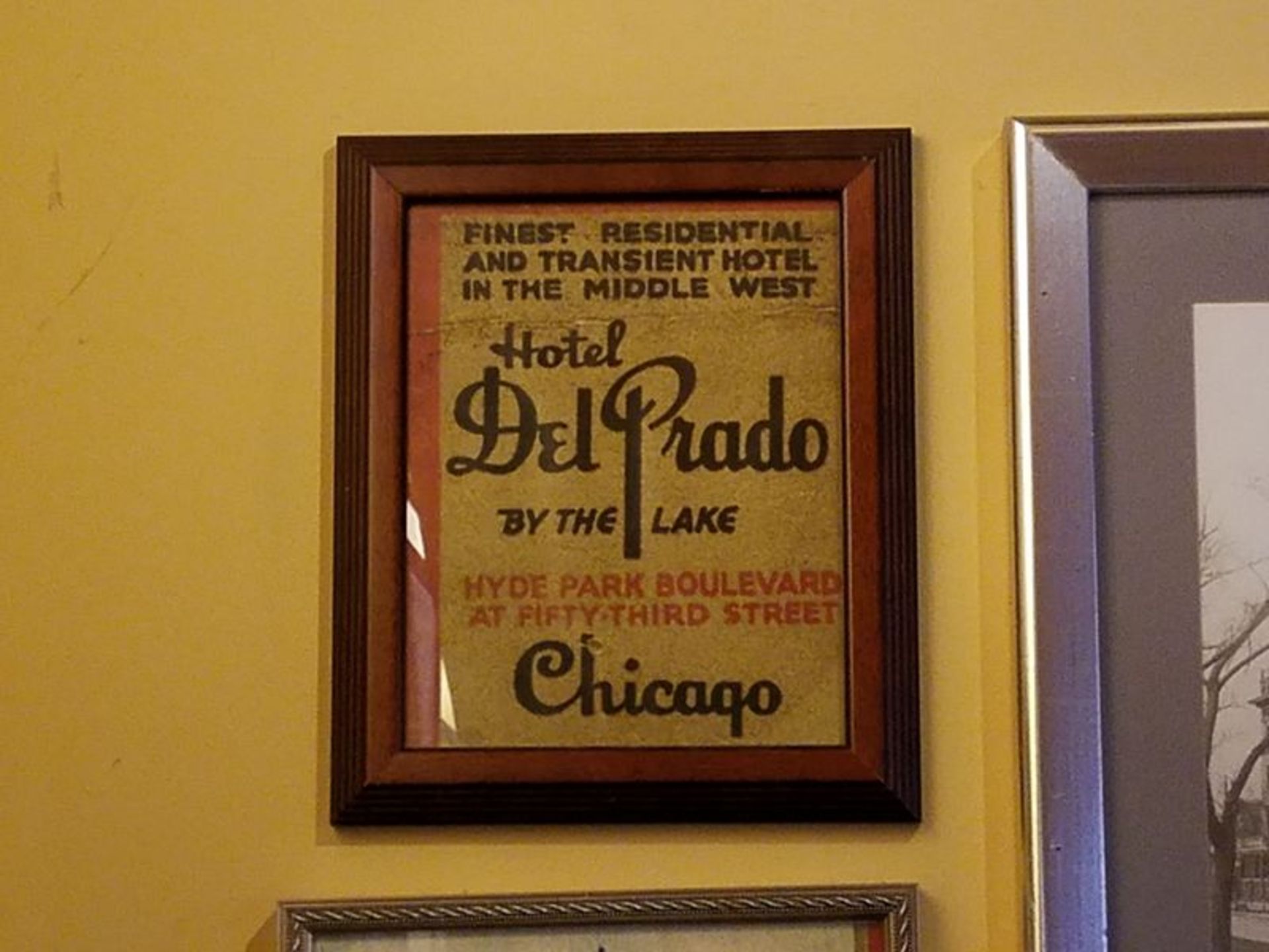 Lot - (1) Photo of the Hotel Del Prado, Hotel Del Prado Drawing & Advertisement - Image 4 of 4