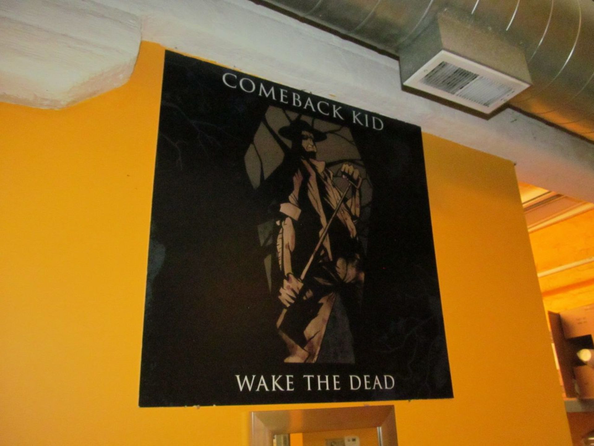 Lot - (1) Mirror and (3) Posters: Comeback Kid, Snapcase & Silverstein - Image 2 of 4